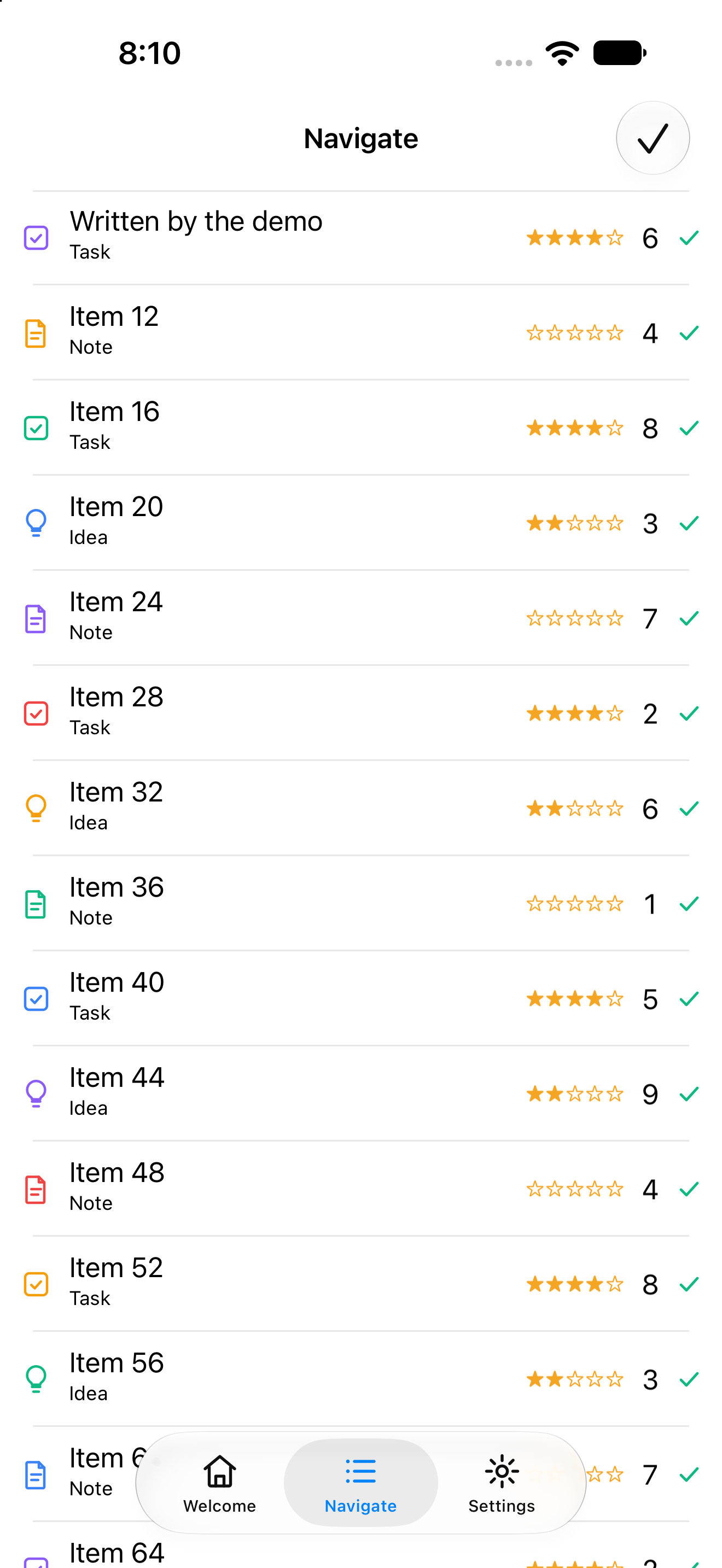 Filtered — iOS (UIKit) · iPhone