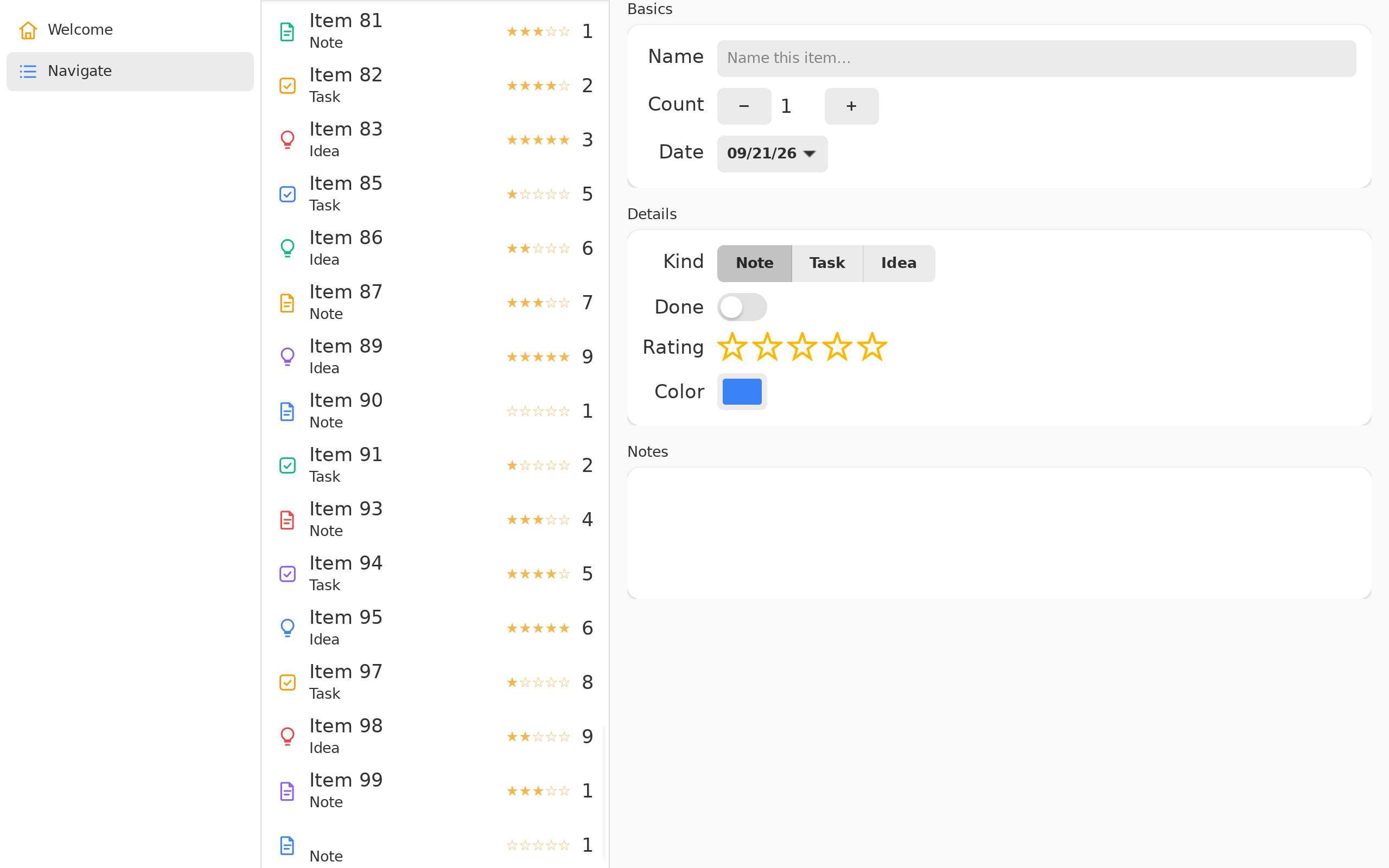 Settings, Linux GTK 4