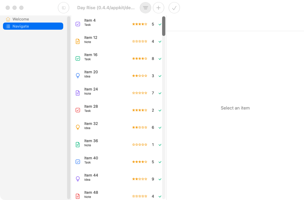 Expanded, macOS AppKit