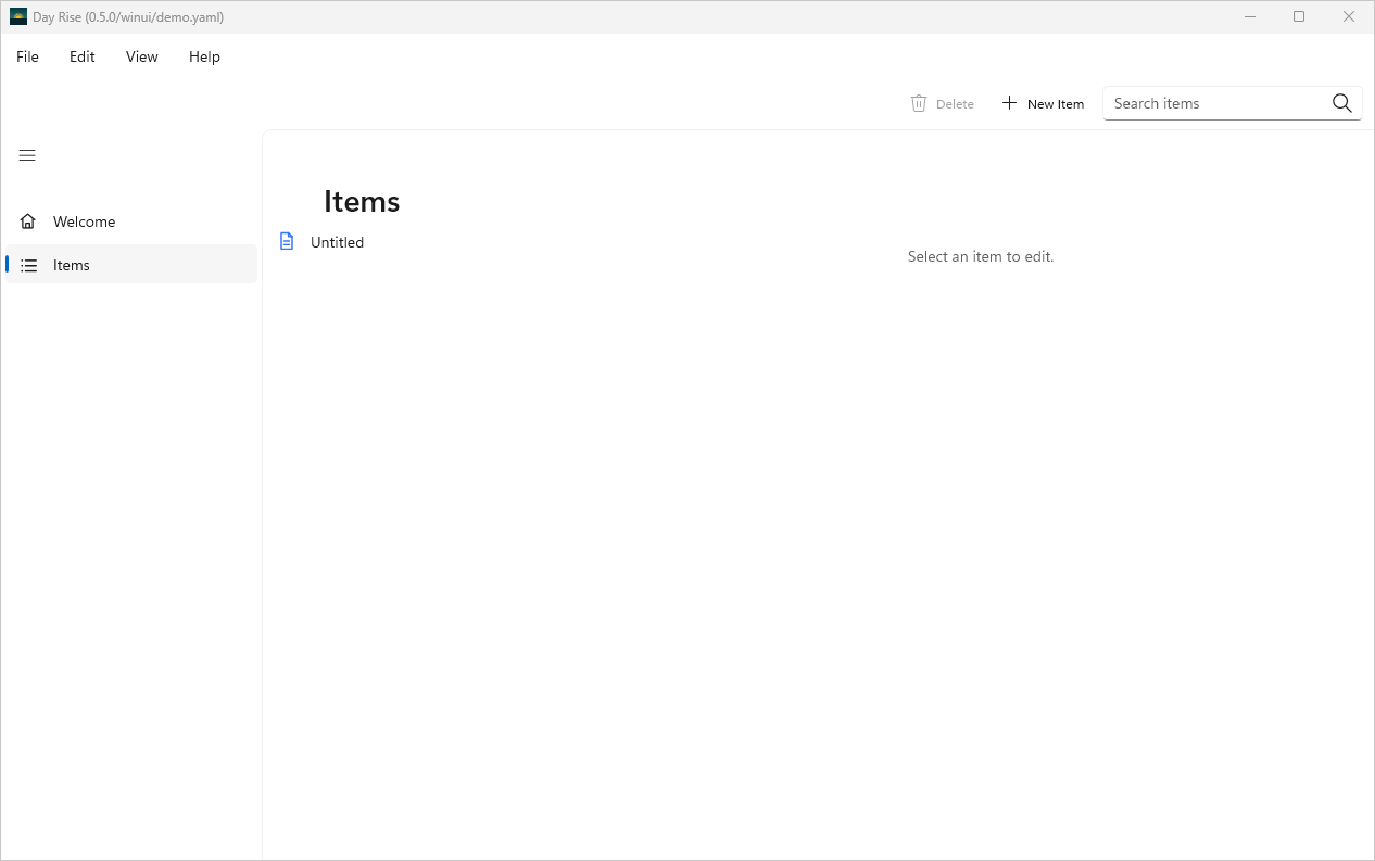 Settings, Windows WinUI 3