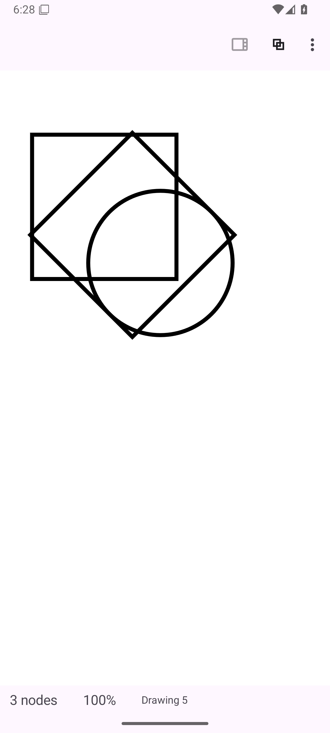 Outline only — Android (Material) · Phone
