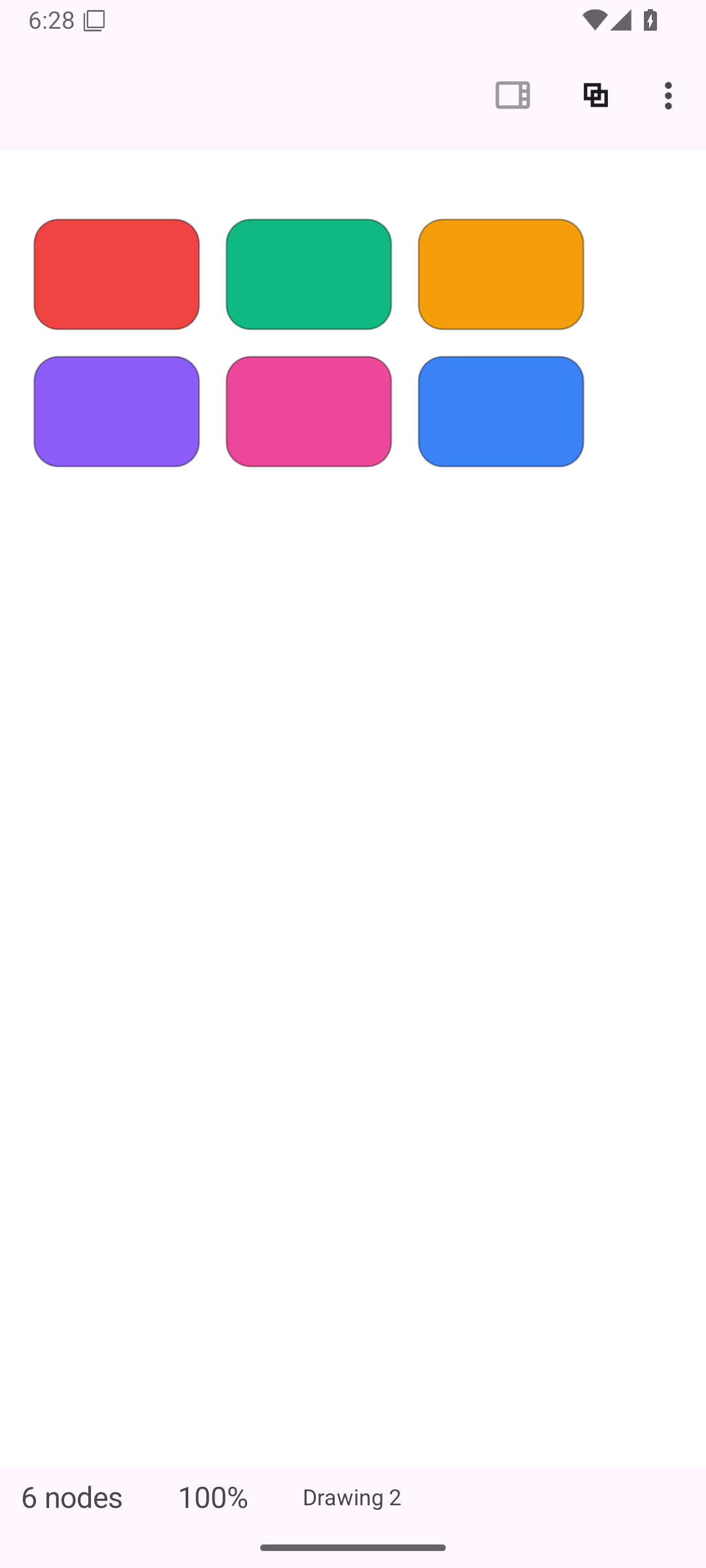 The palette — Android (Material) · Phone