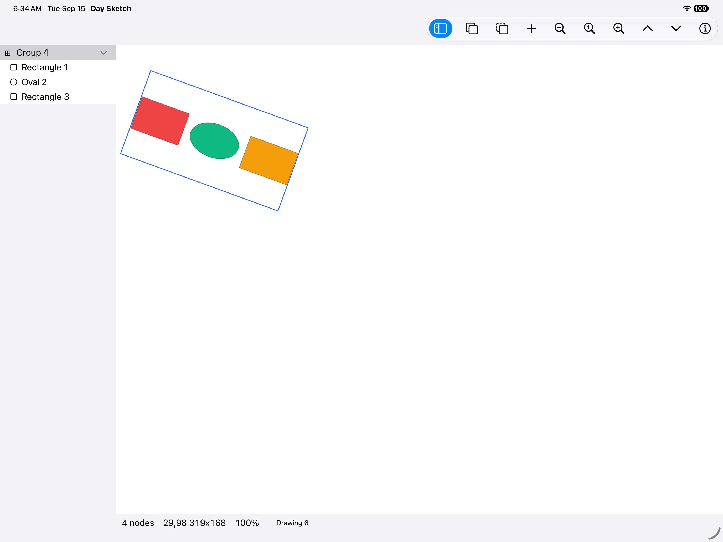 One body, turned — iOS (UIKit) · iPad