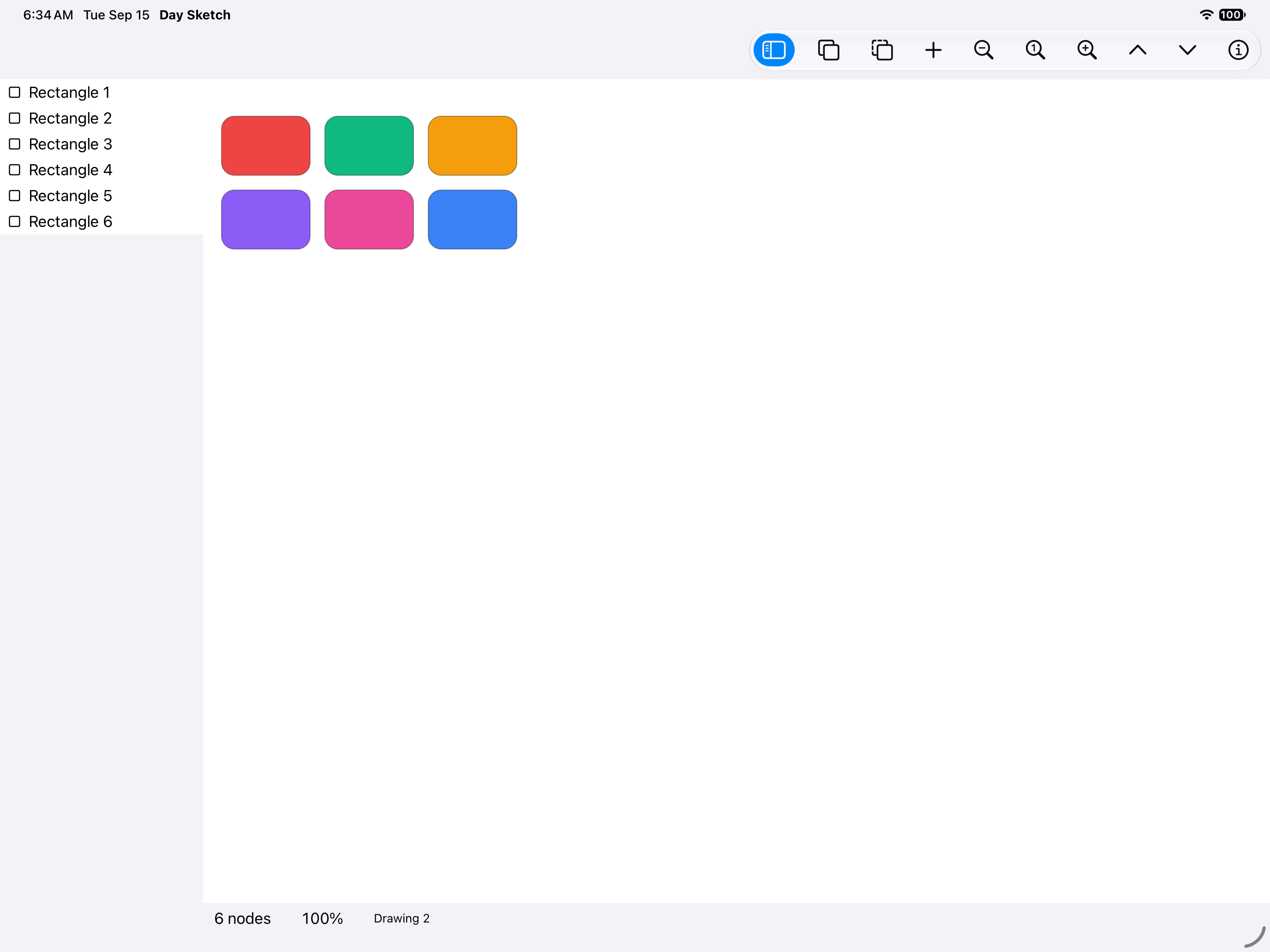 The palette — iOS (UIKit) · iPad