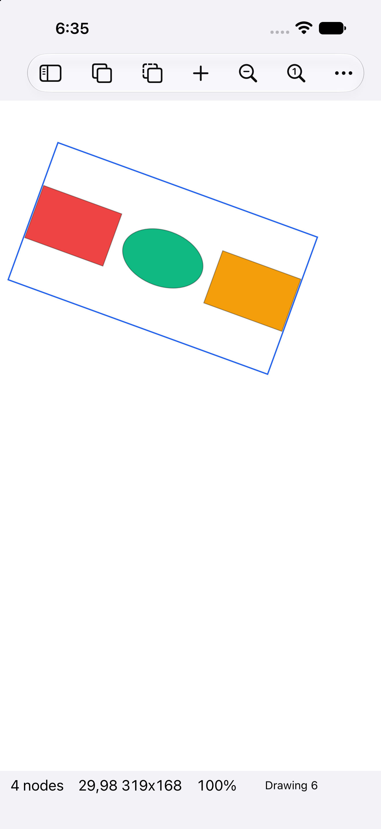 One body, turned — iOS (UIKit) · iPhone