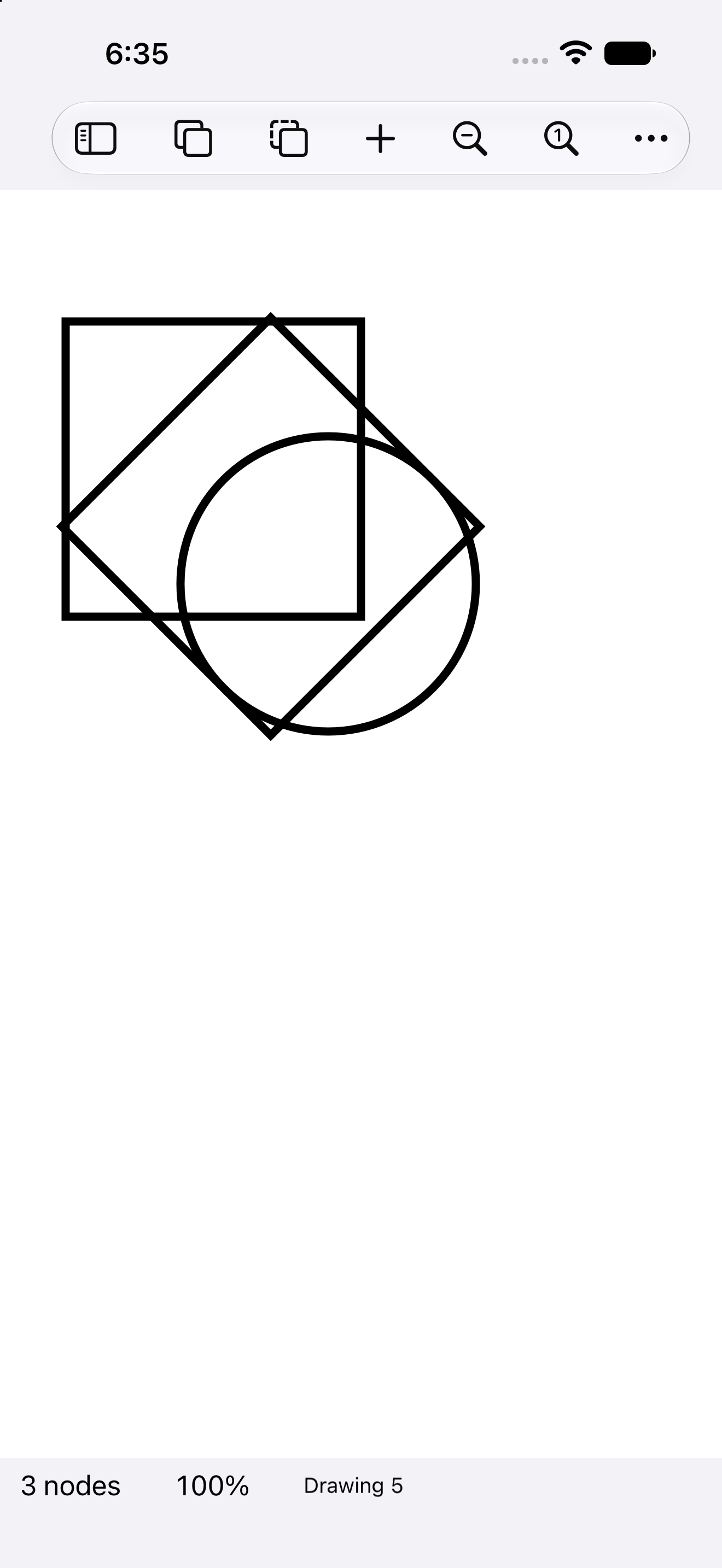 Outline only — iOS (UIKit) · iPhone