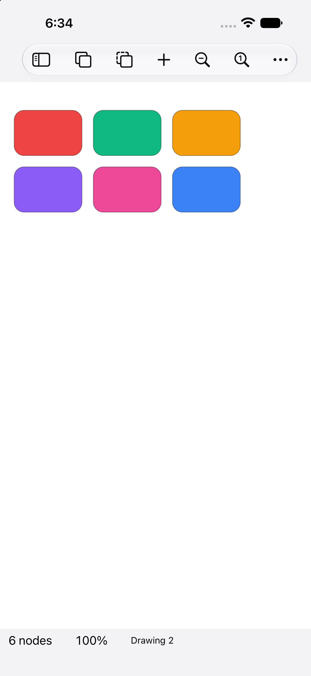 The palette — iOS (UIKit) · iPhone