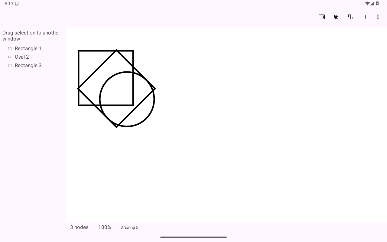 Outline only, Android Tablet