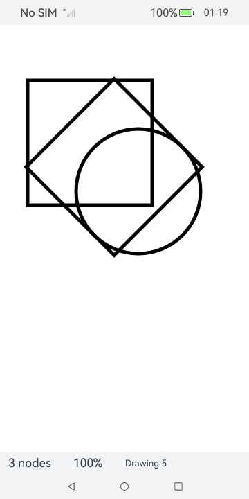 Outline only, HarmonyOS ArkUI
