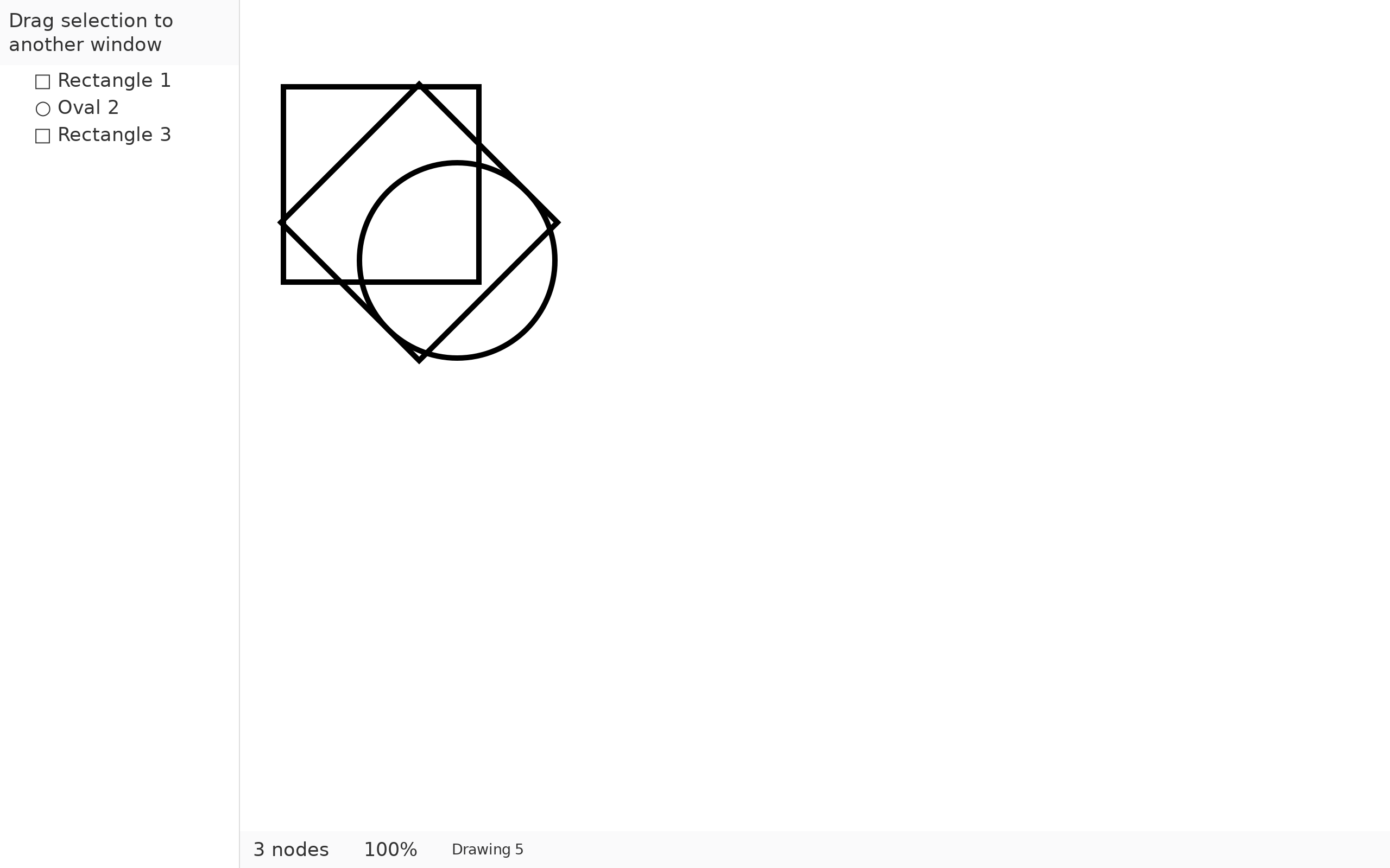 Outline only, Linux GTK 4