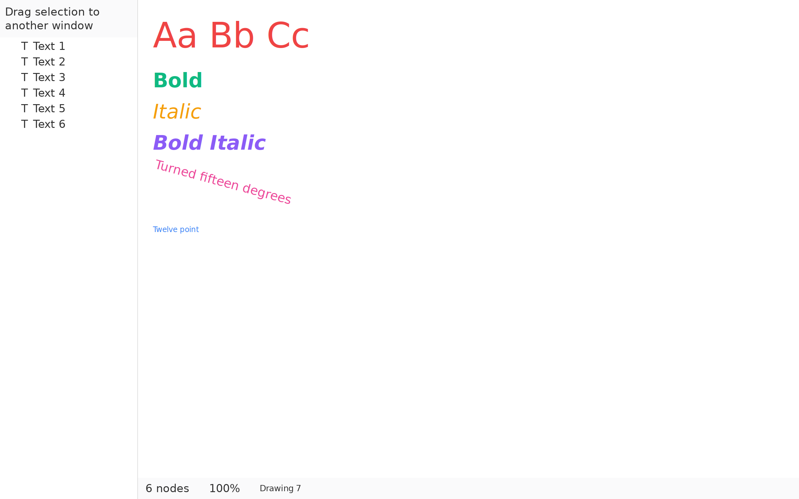 Type specimen, Linux GTK 4