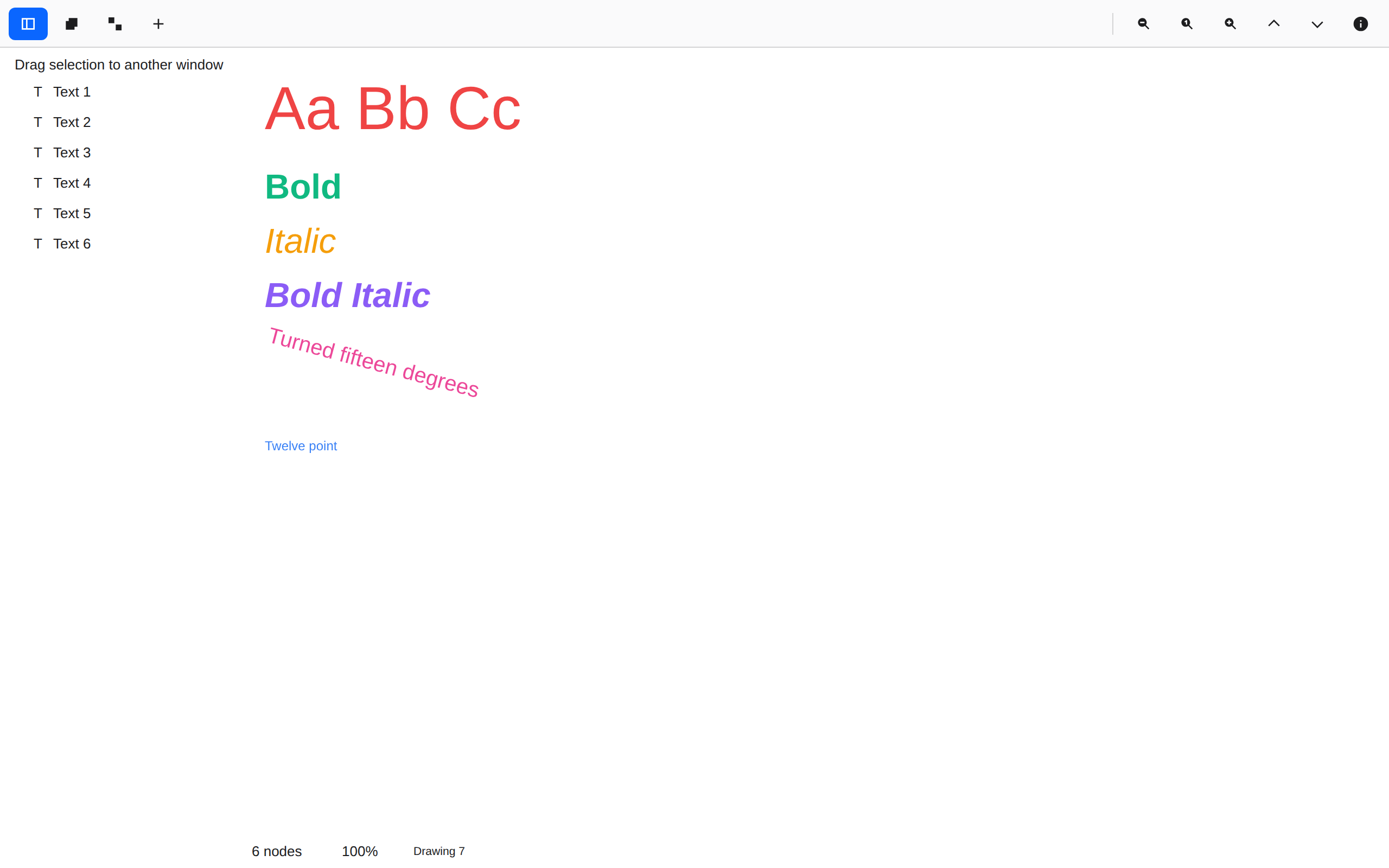 Type specimen, Web Web DOM