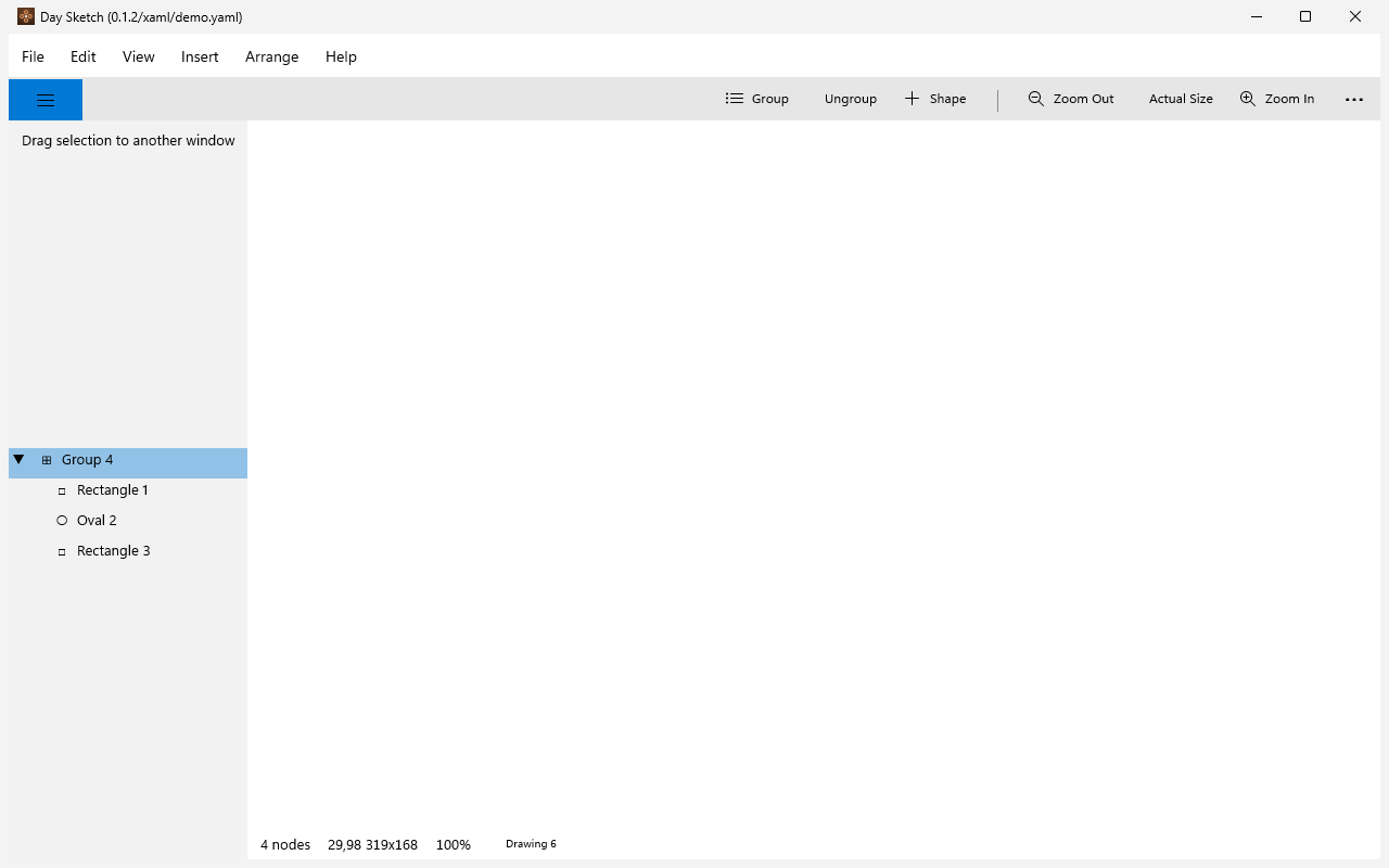 One body, turned, Windows XAML