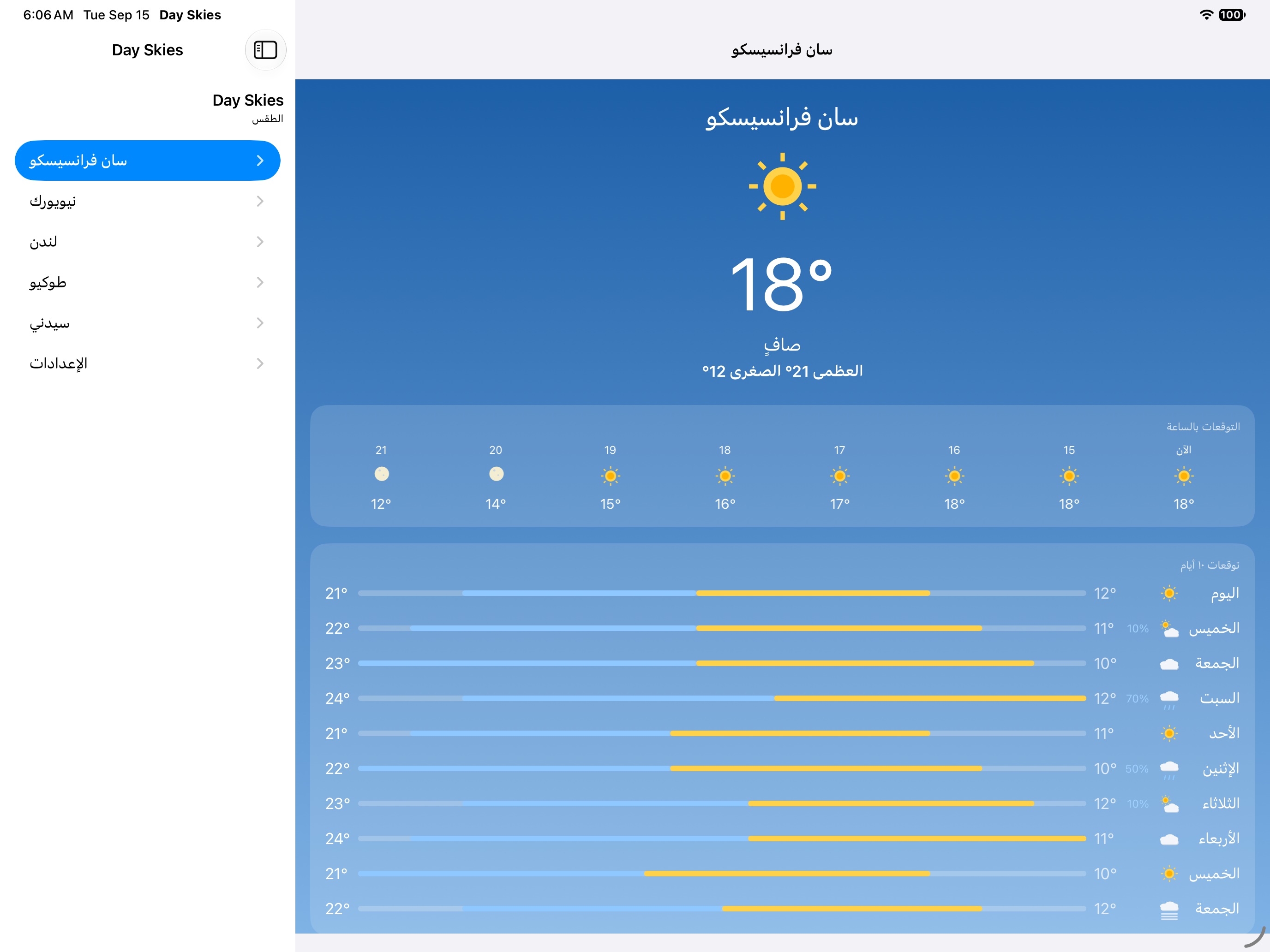 San Francisco — iOS (UIKit) · iPad