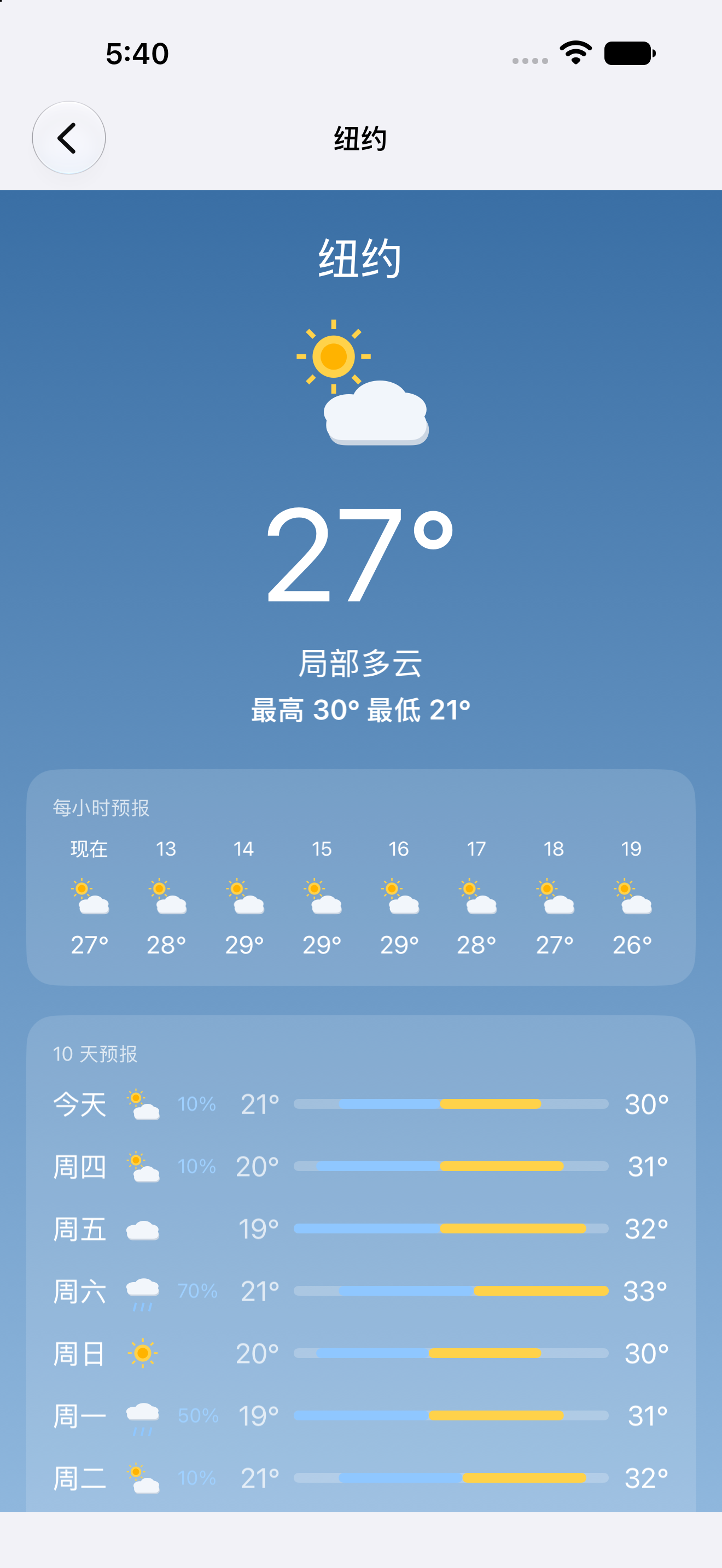 New York — iOS (UIKit) · iPhone