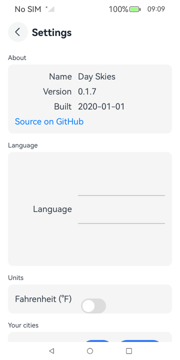 Settings, HarmonyOS ArkUI