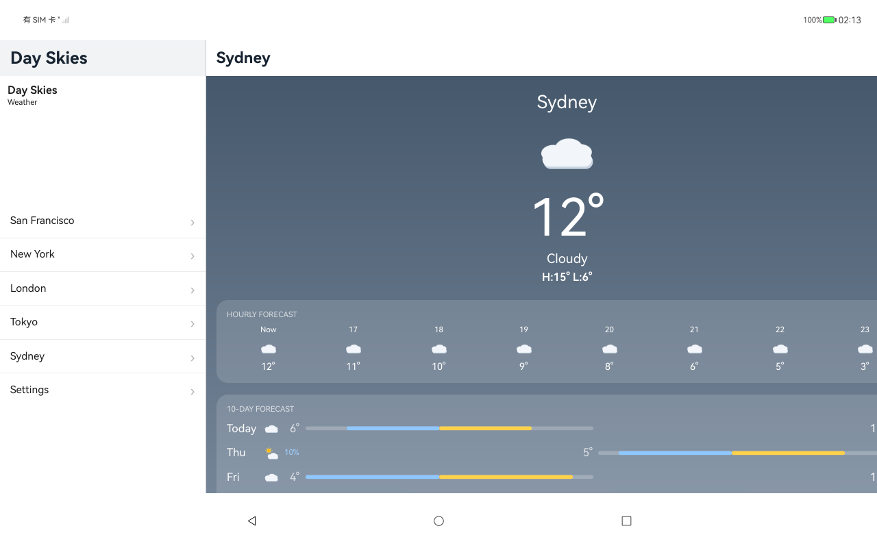 Sydney, HarmonyOS ArkUI