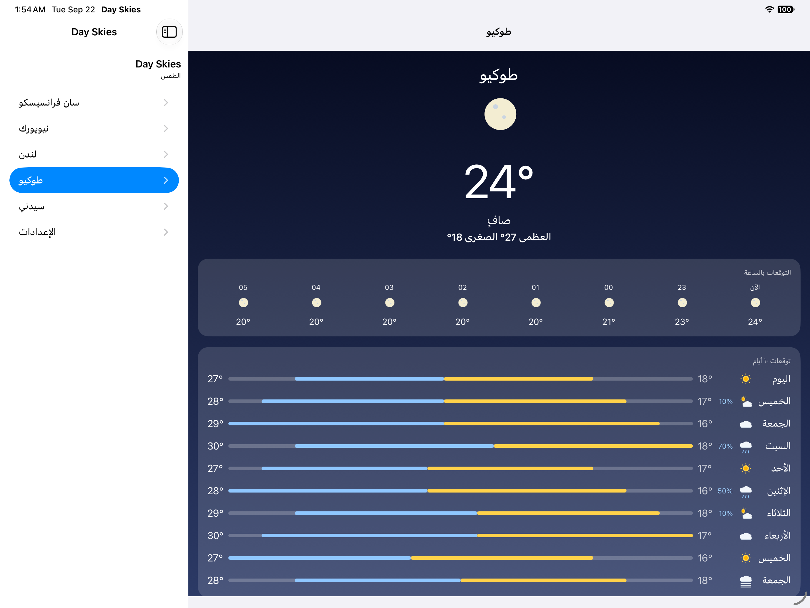 Tokyo — iOS (UIKit) · iPad