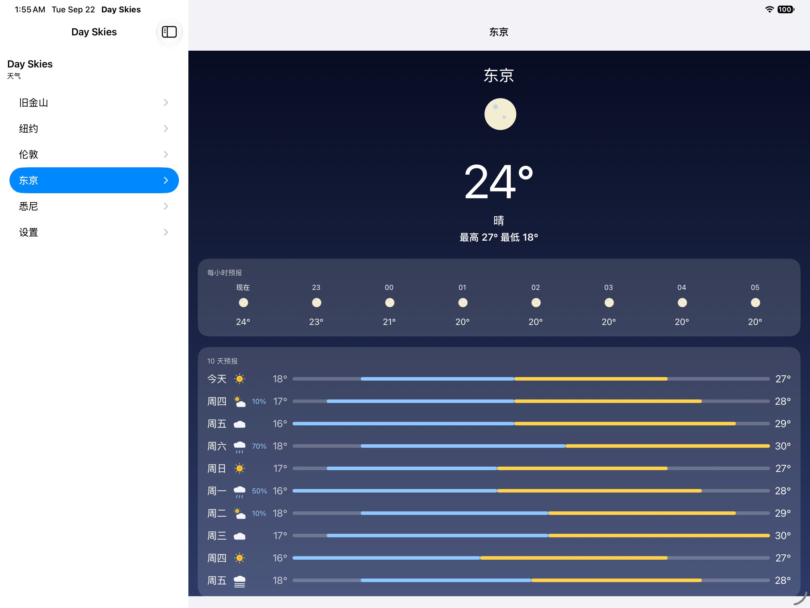 Tokyo — iOS (UIKit) · iPad