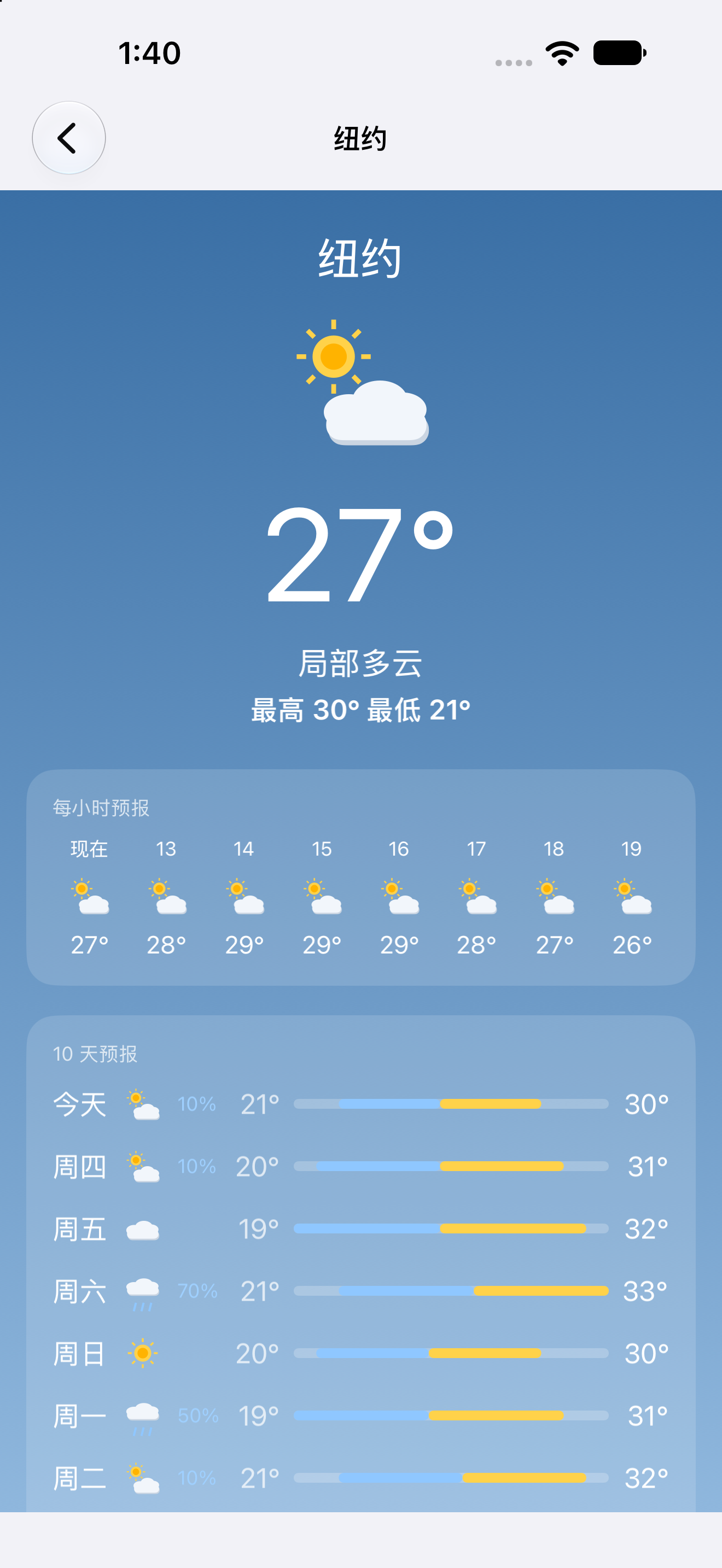 New York — iOS (UIKit) · iPhone