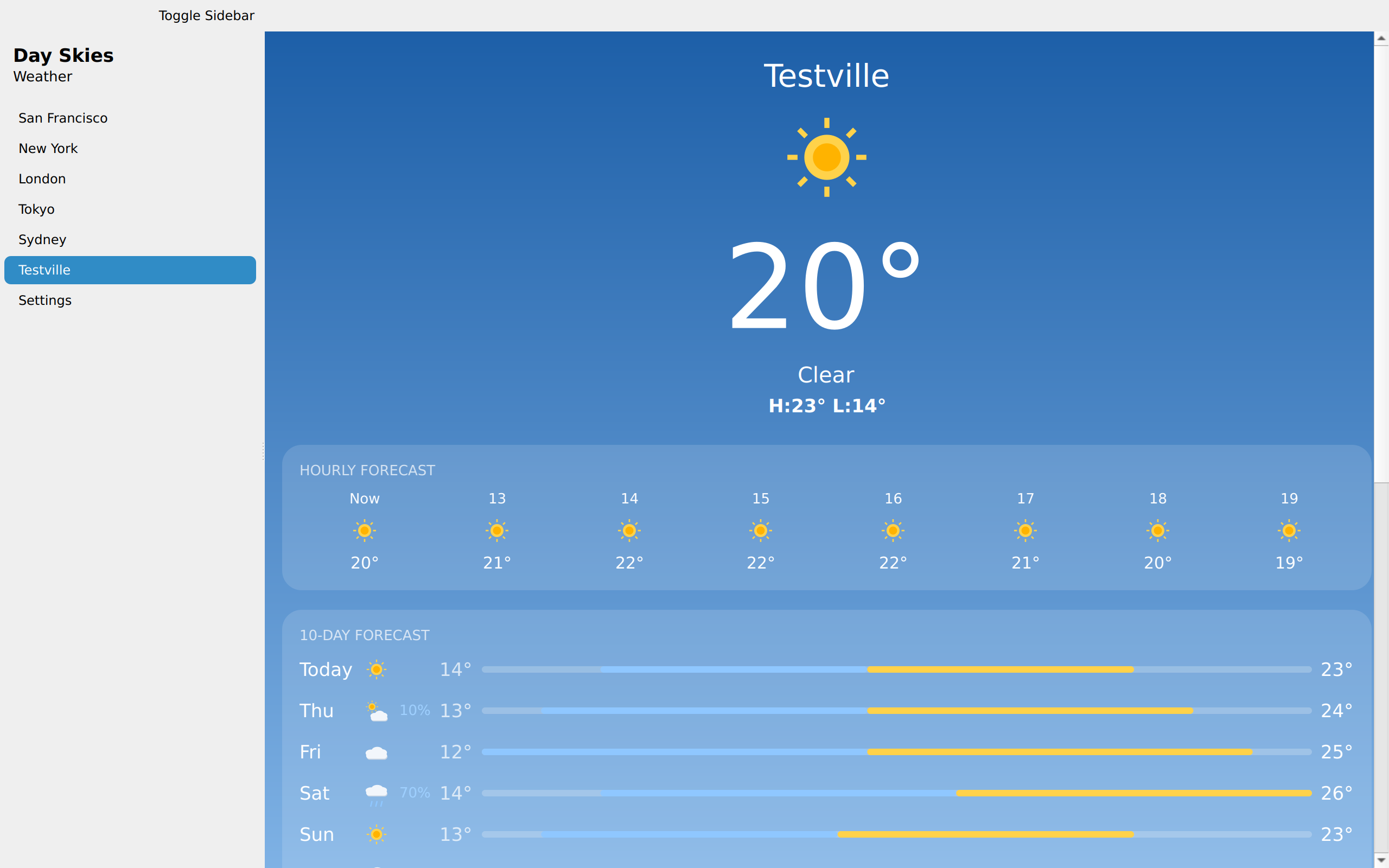 Testville, Linux Qt 6