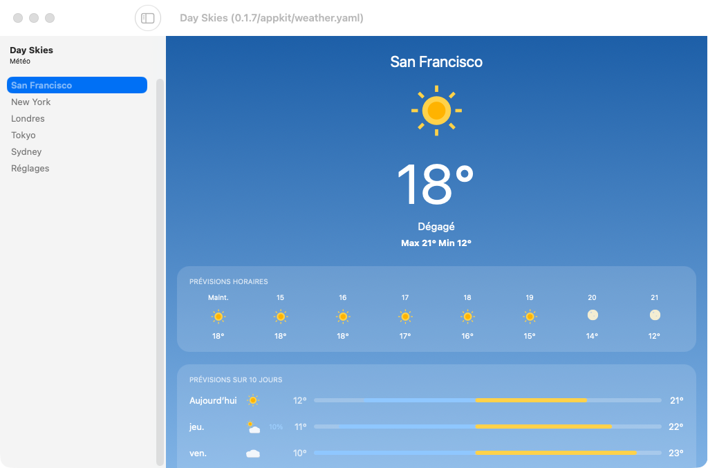 Day Skies screenshot 1 (fr)