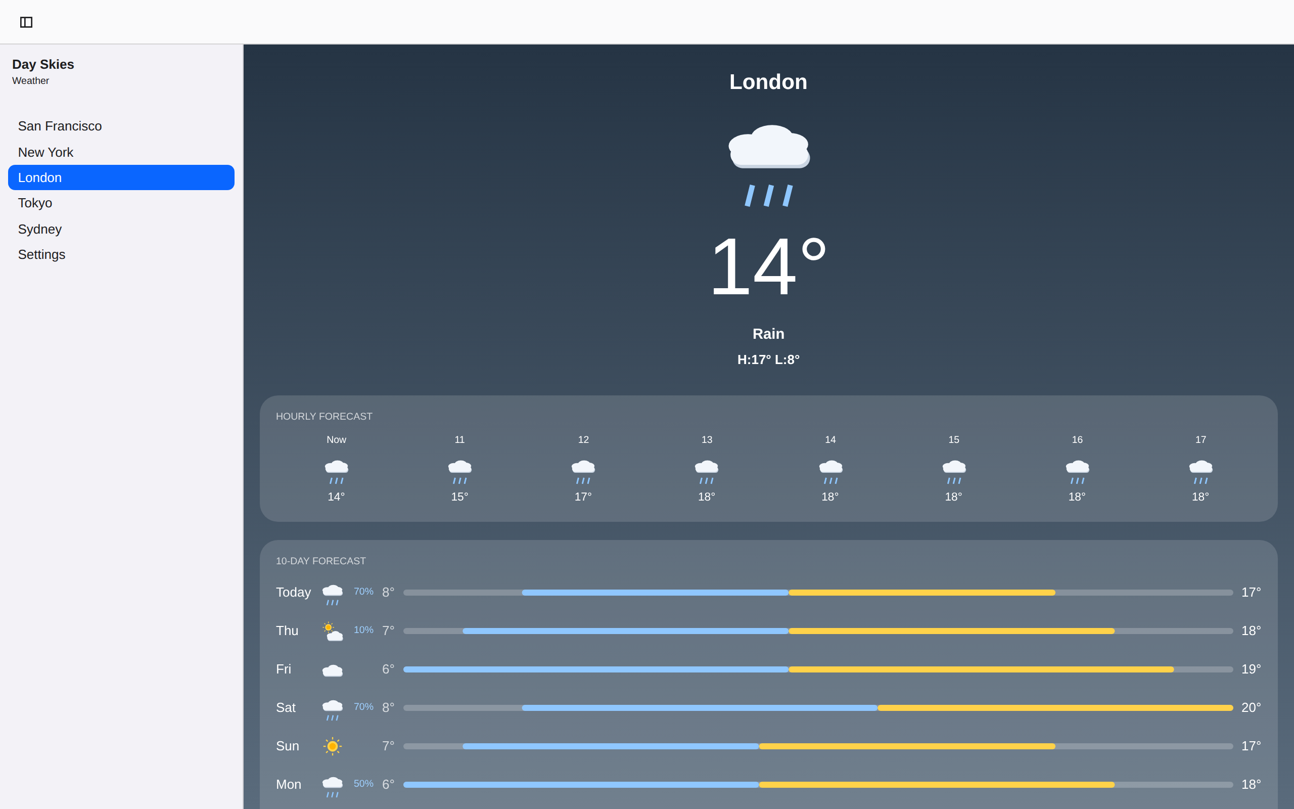 London, Web Web DOM