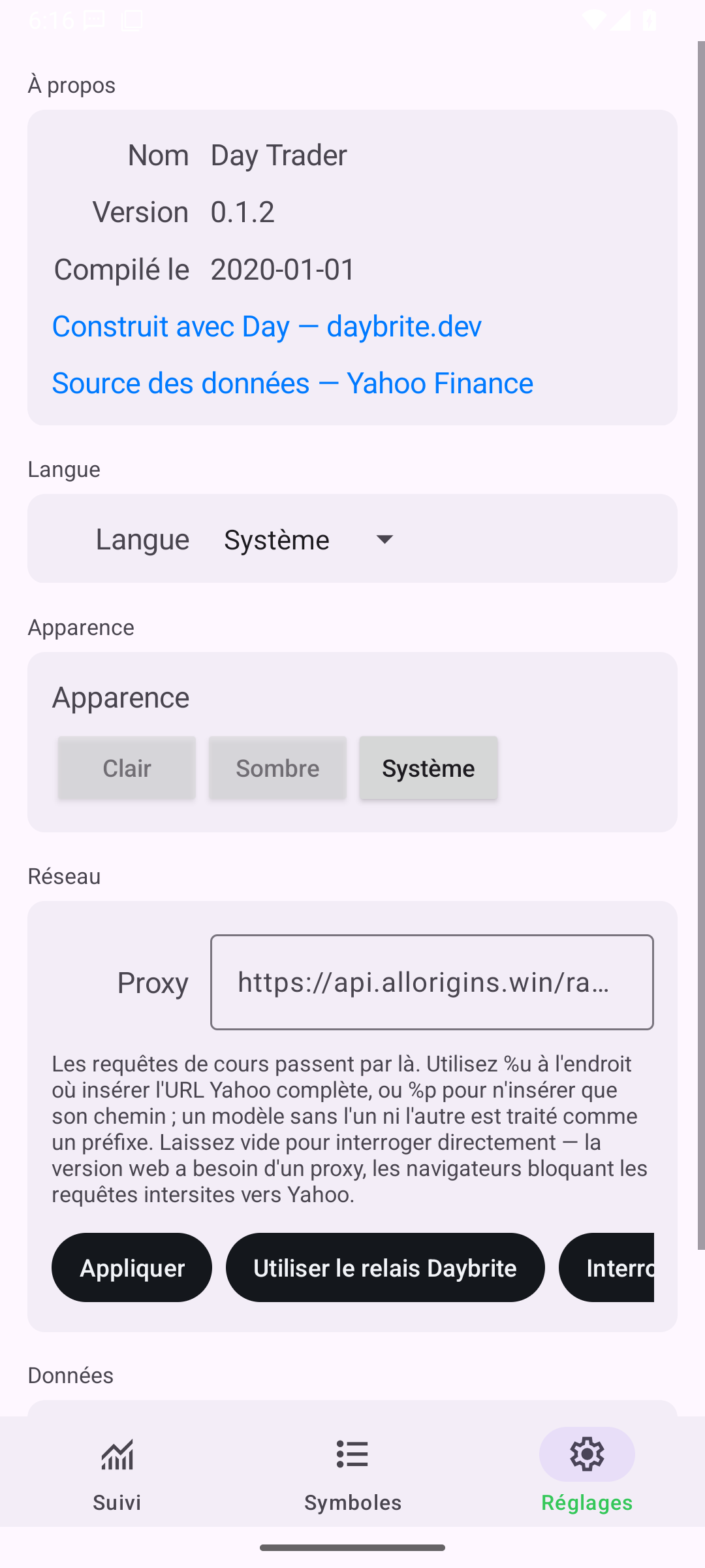 Settings — Android (Material) · Phone