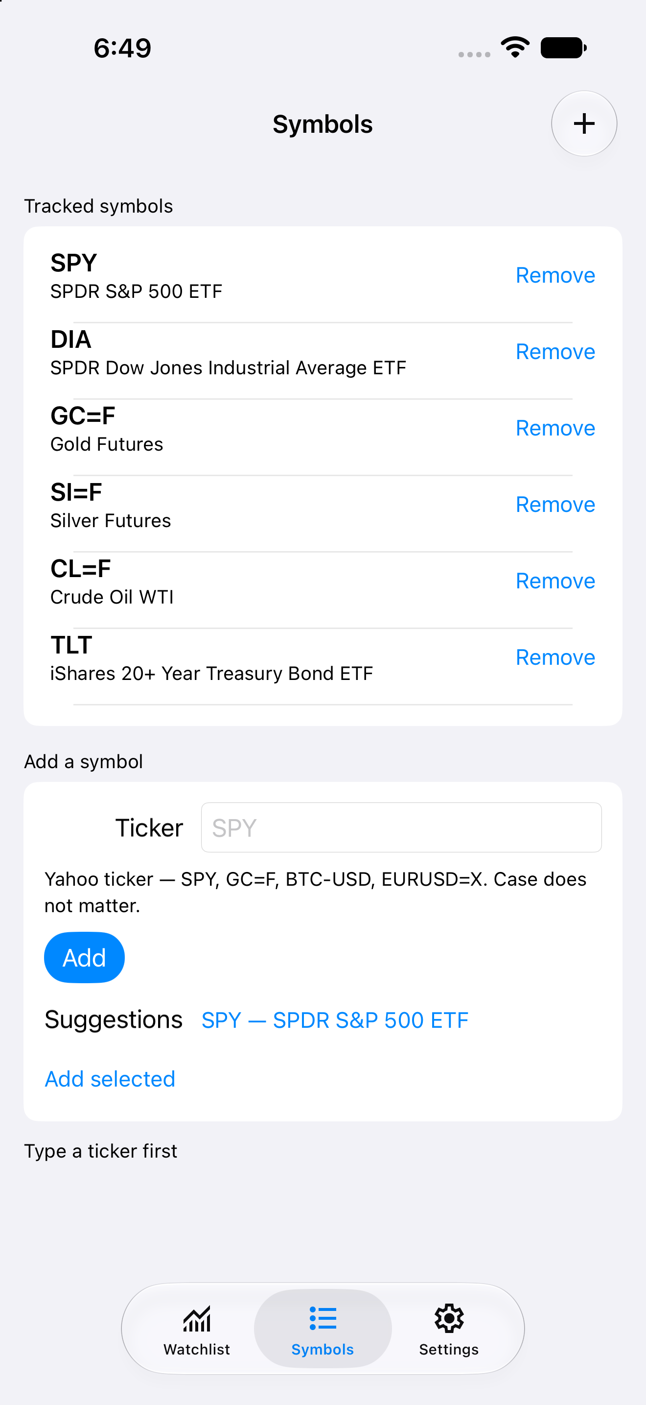 Manage — iOS (UIKit) · iPhone