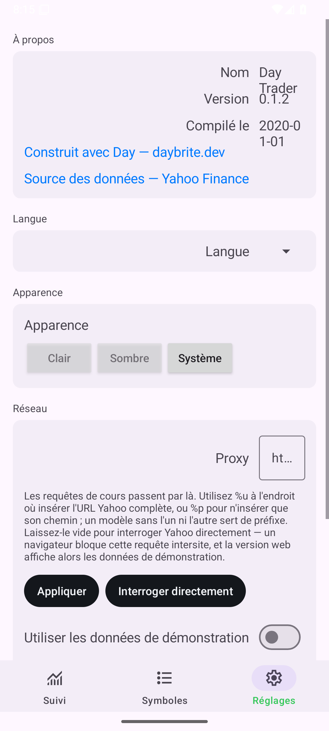 Settings — Android (Material) · Phone