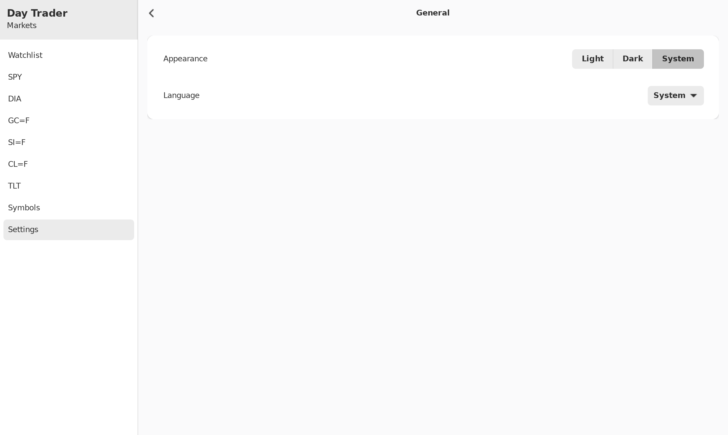 Settings, Linux GTK 4