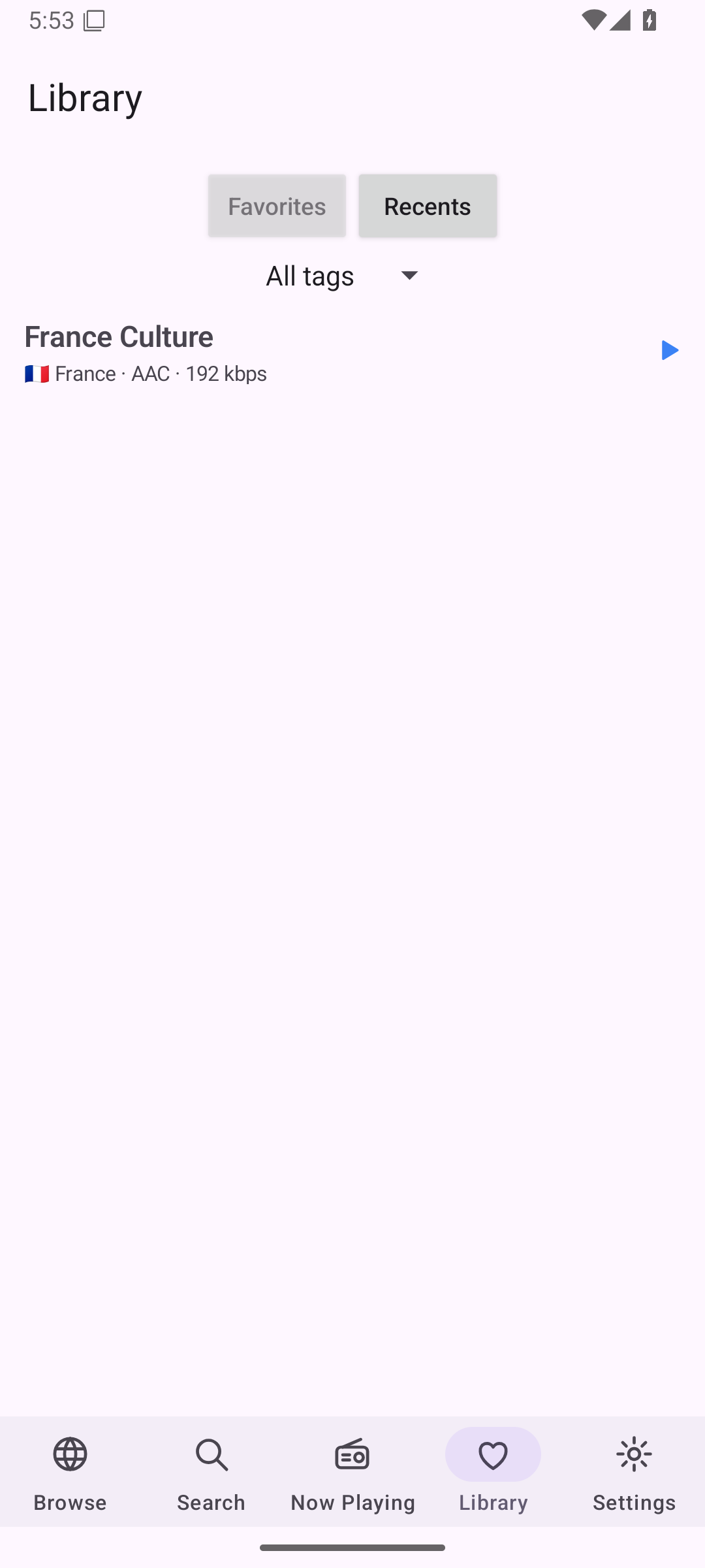 Recents — Android (Material) · Phone