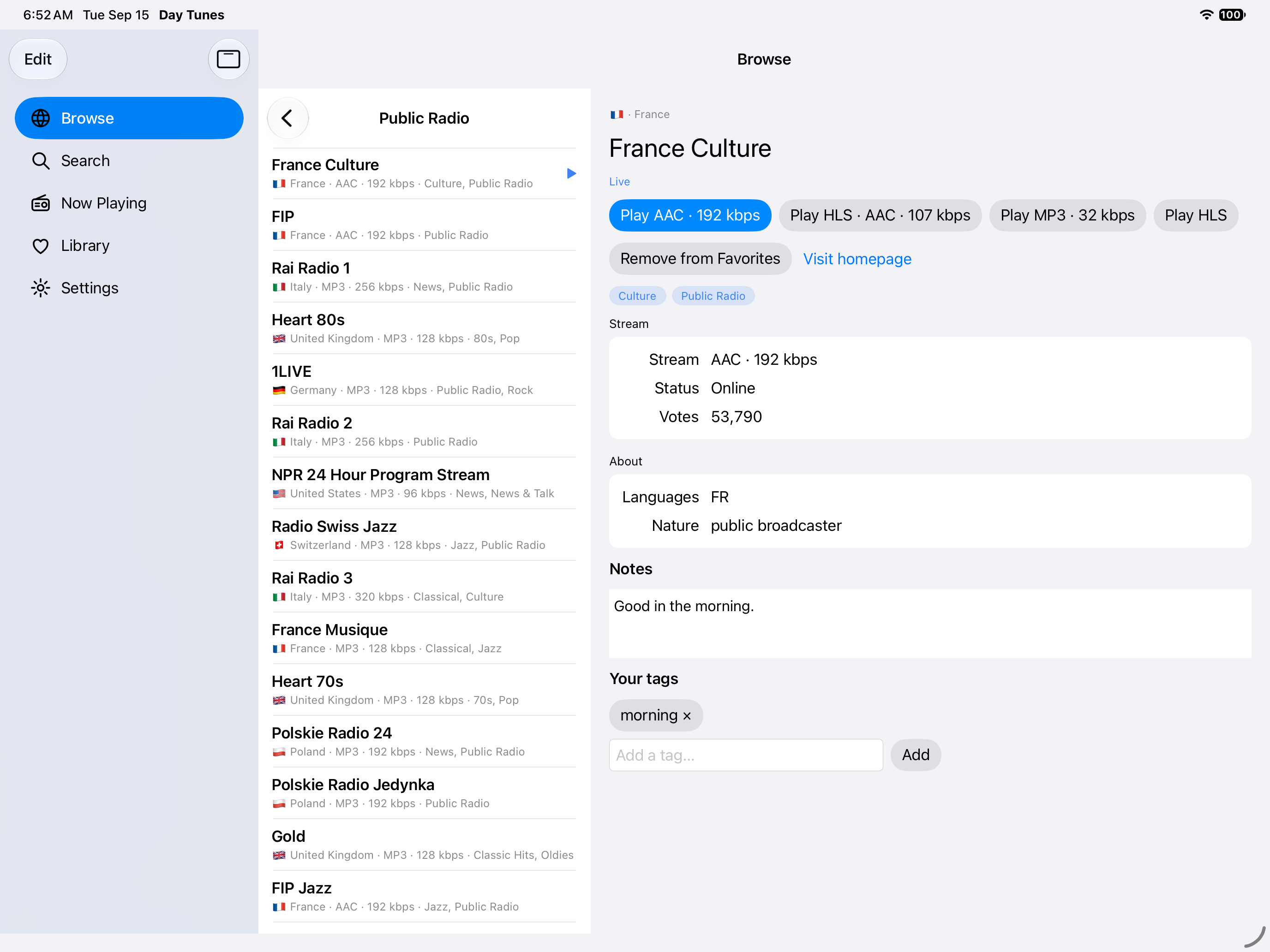 Genre — iOS (UIKit) · iPad