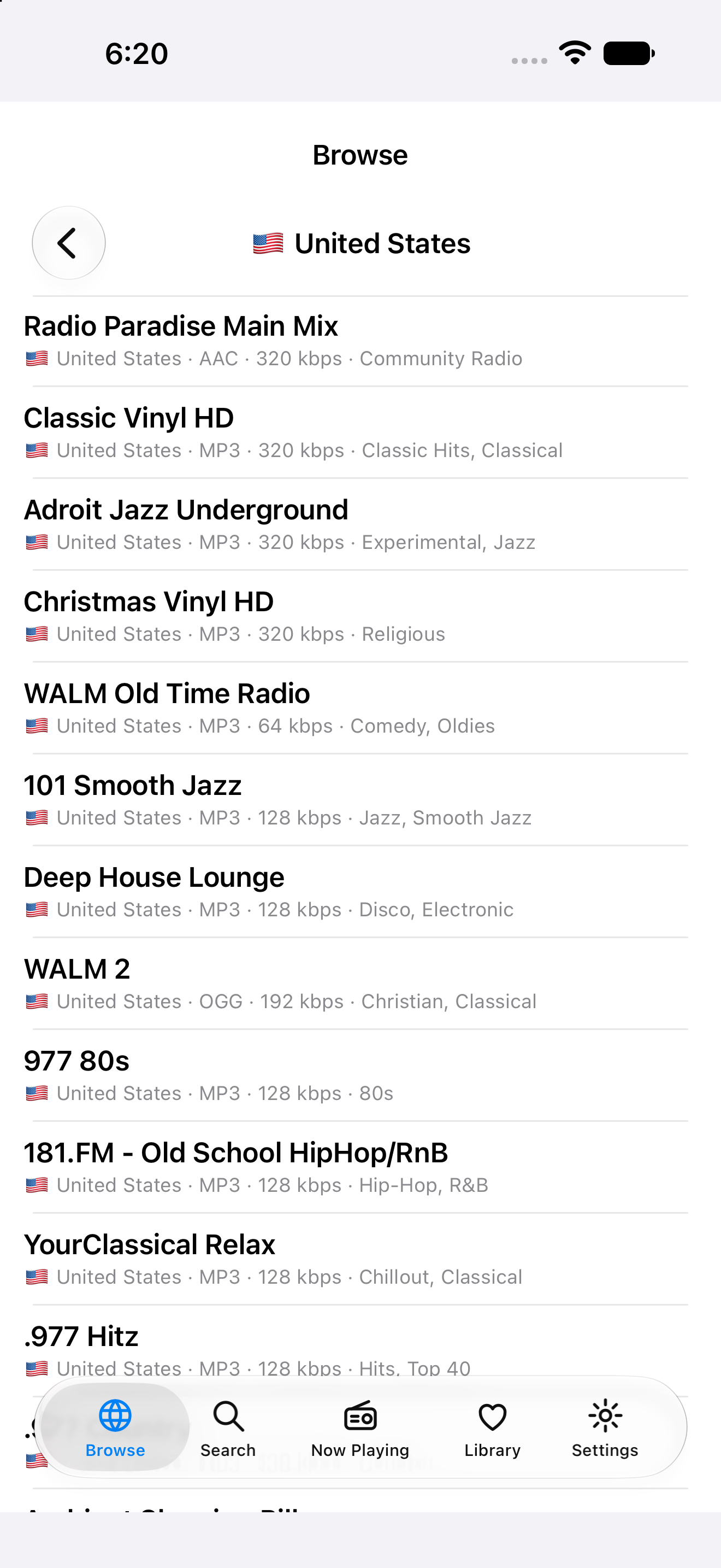 Country — iOS (UIKit) · iPhone