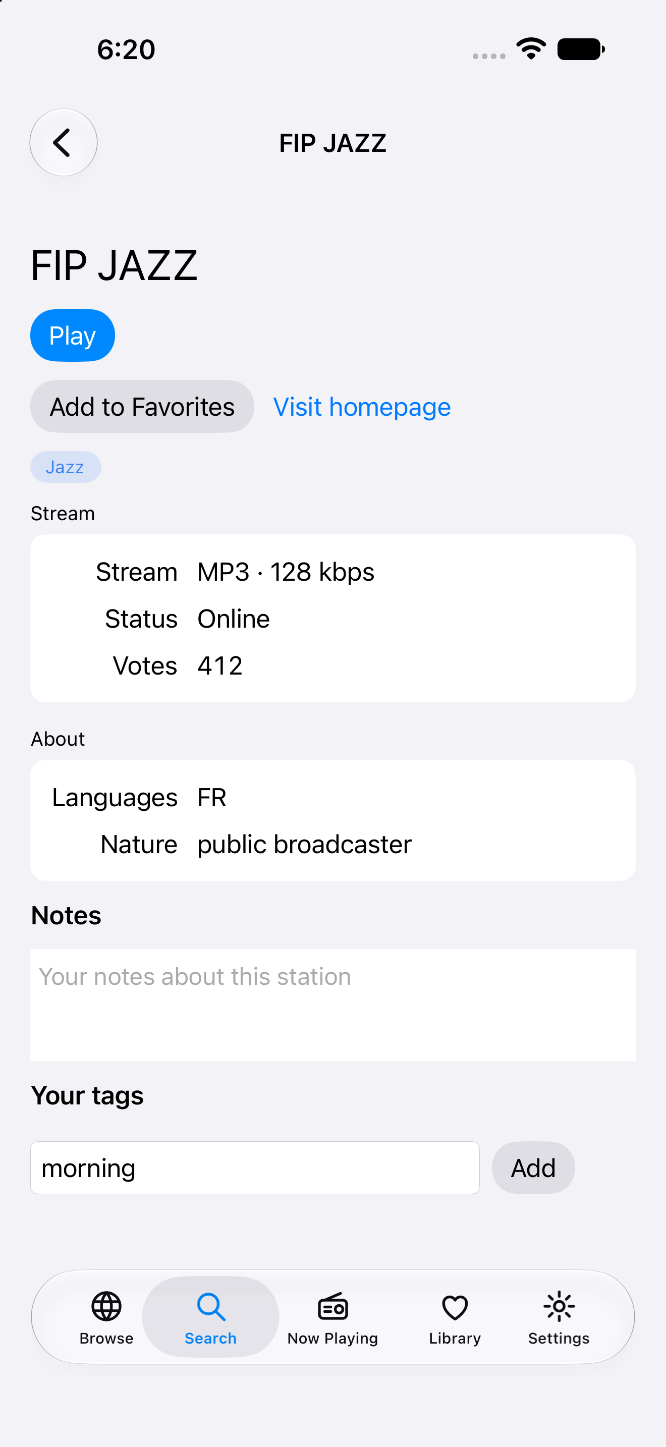 Search Station — iOS (UIKit) · iPhone