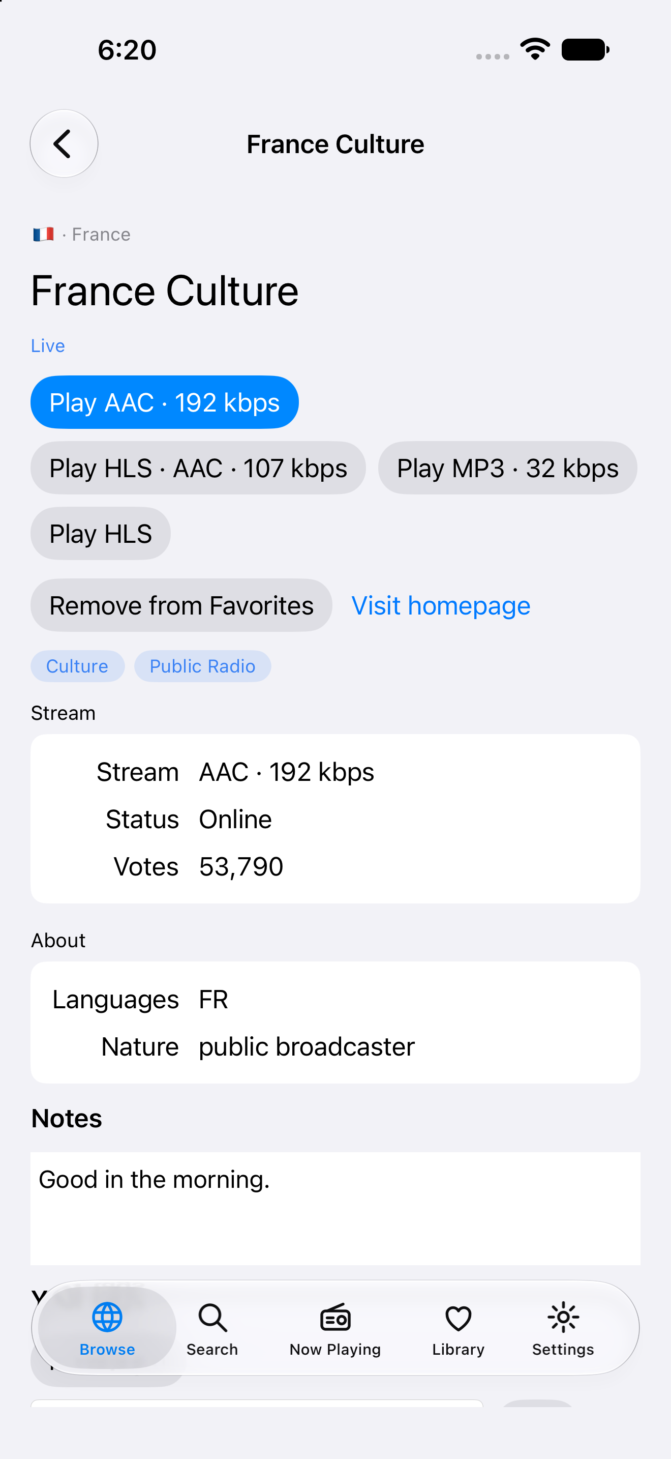 Station Notes — iOS (UIKit) · iPhone