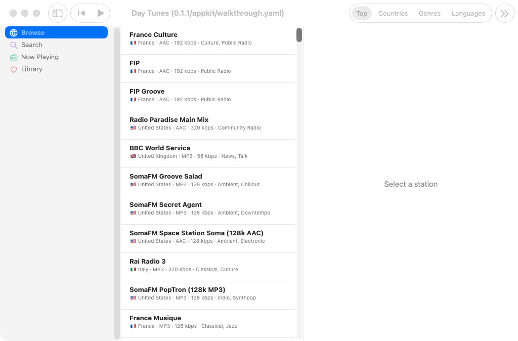 Day Tunes screenshot 1 (en)