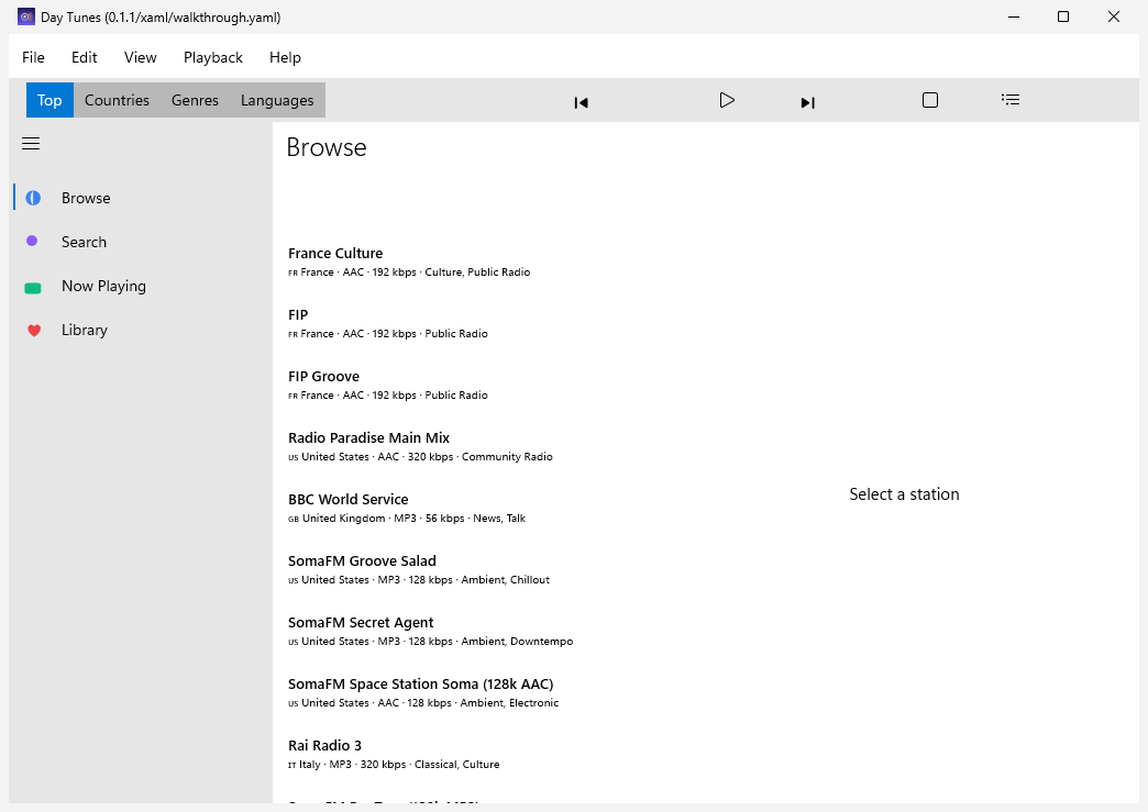 Day Tunes screenshot 1 (en)