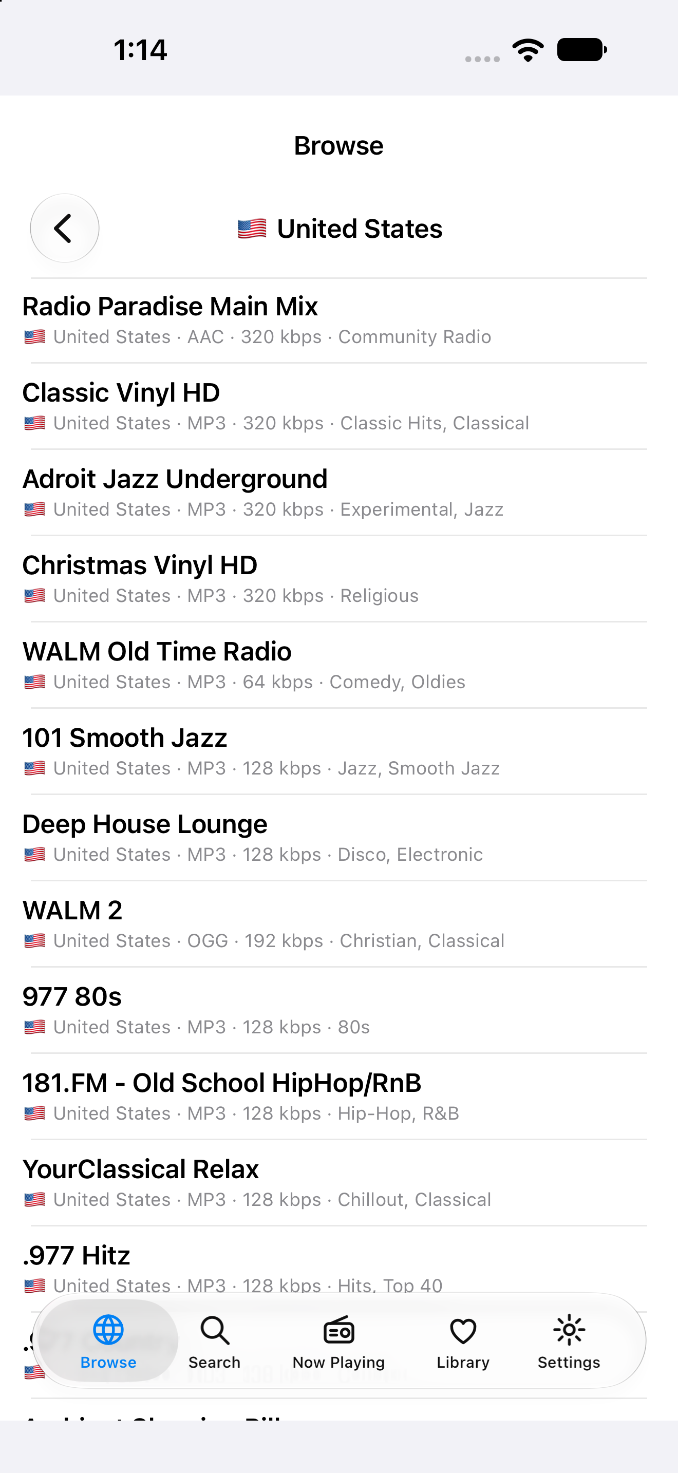 Country, iOS UIKit