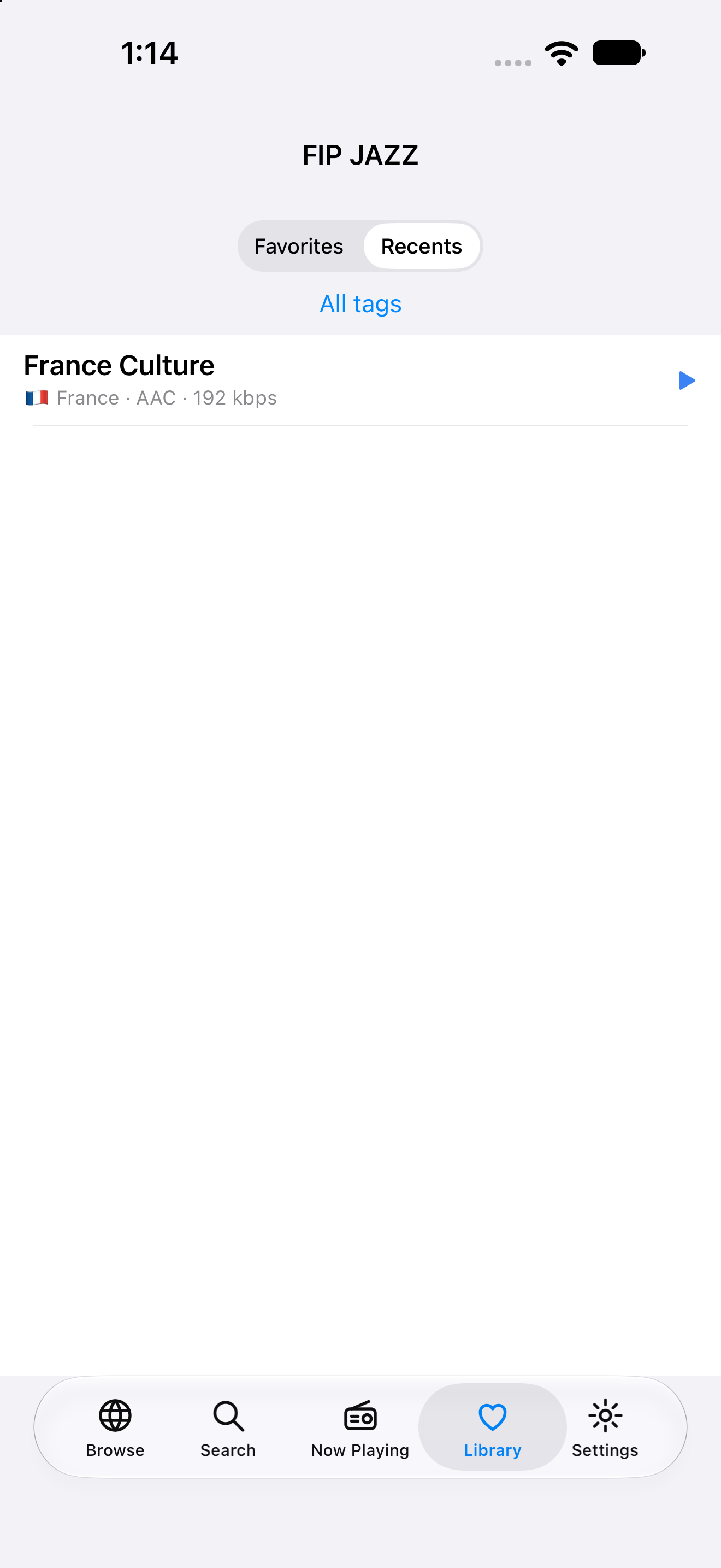 Recents, iOS UIKit