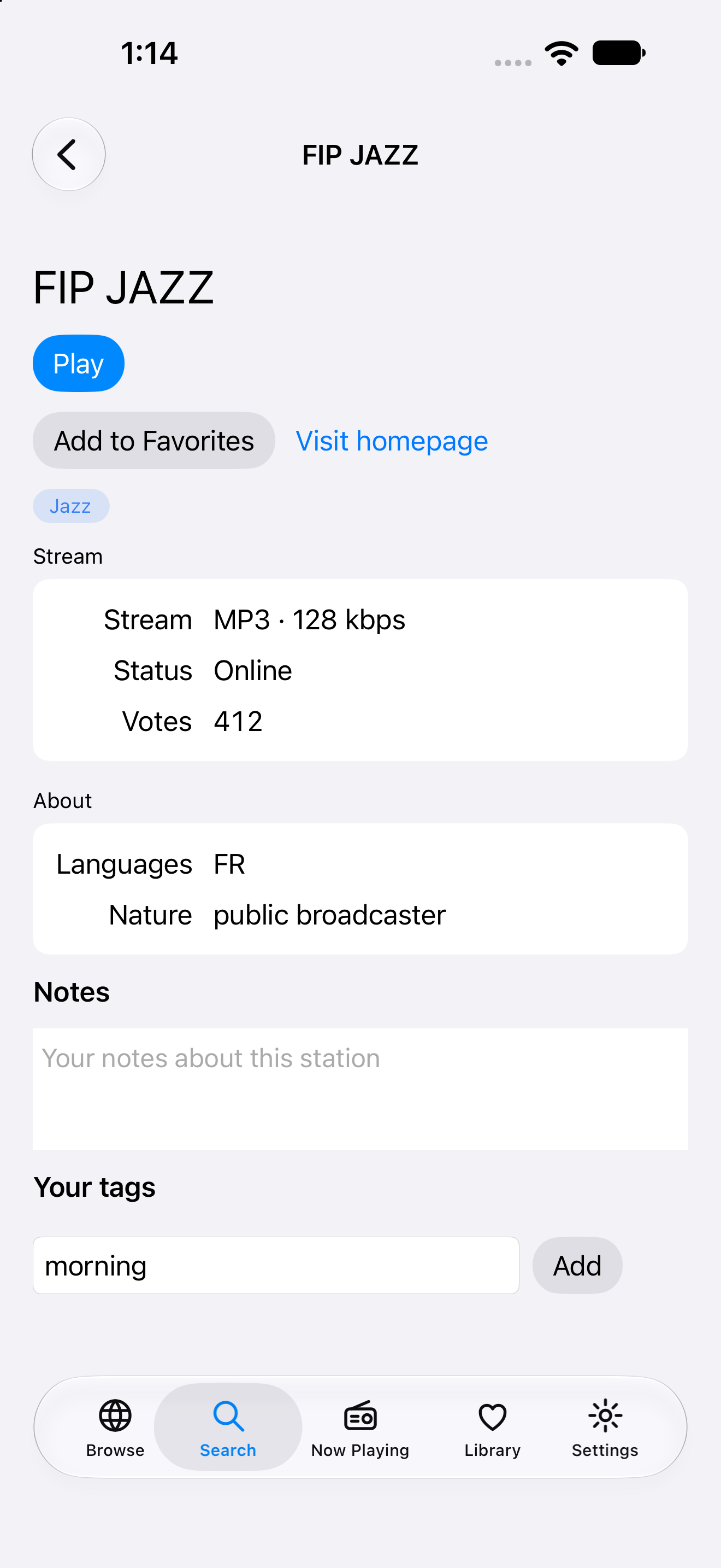Search Station, iOS UIKit