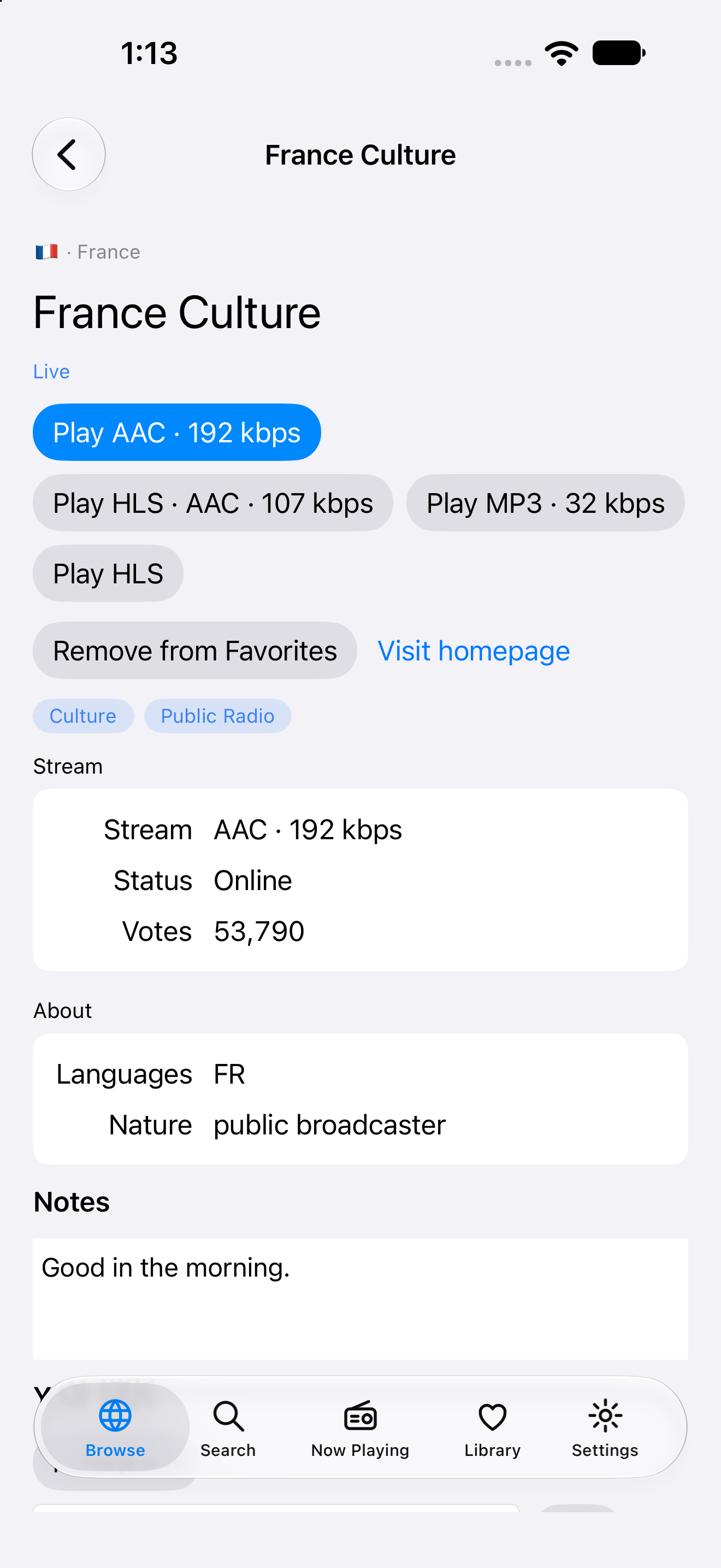 Station Notes, iOS UIKit