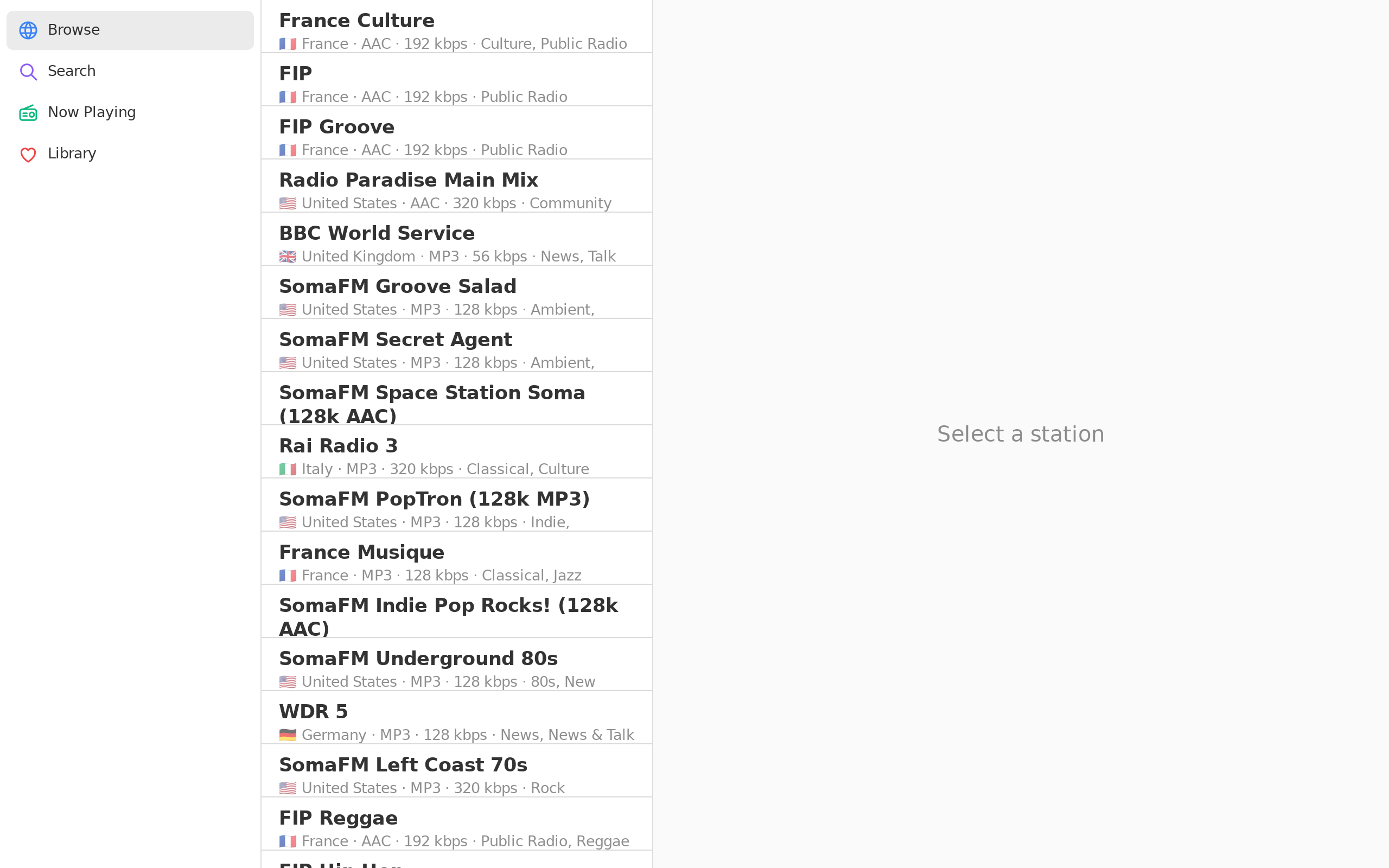Browse, Linux GTK 4