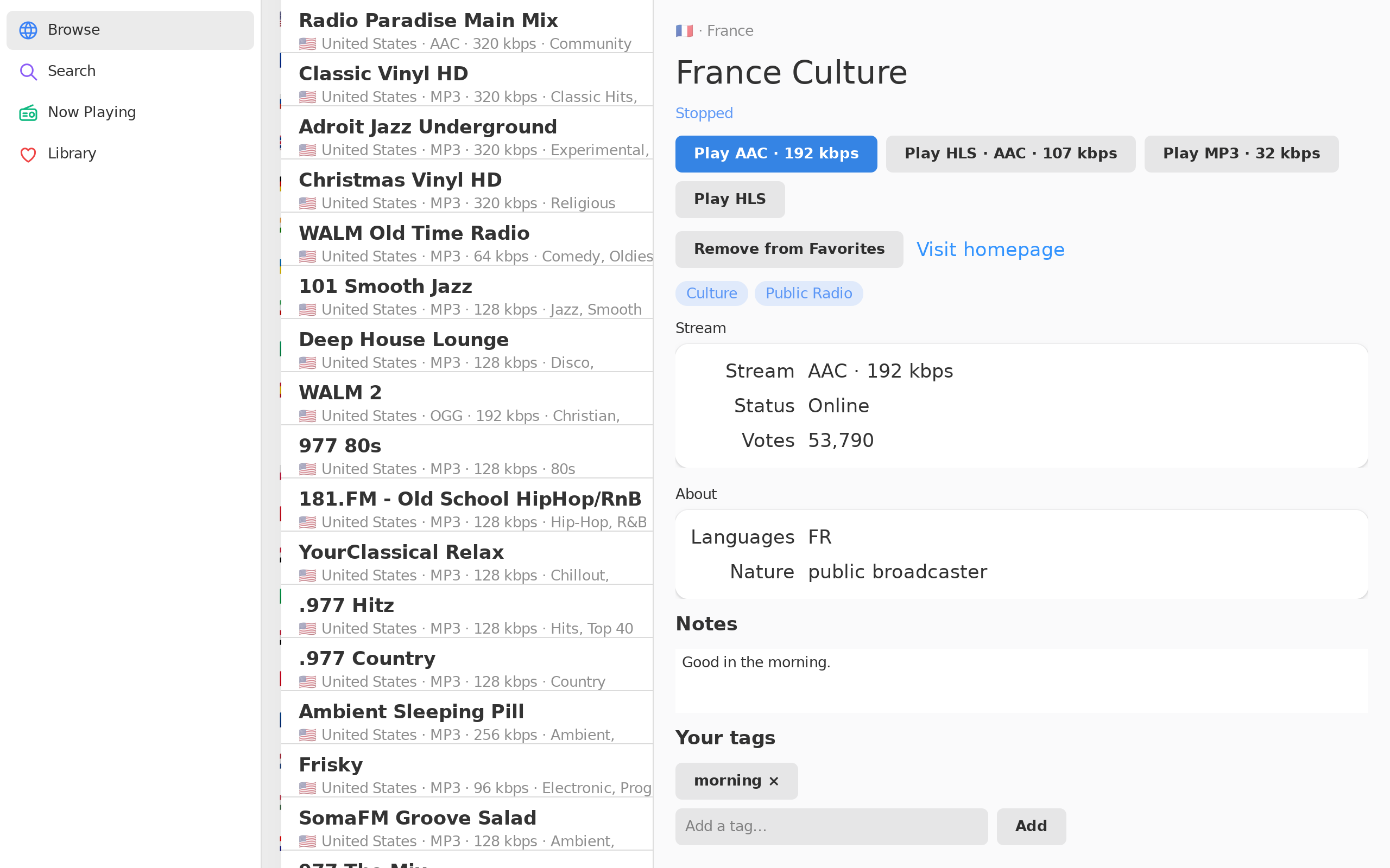 Country, Linux GTK 4