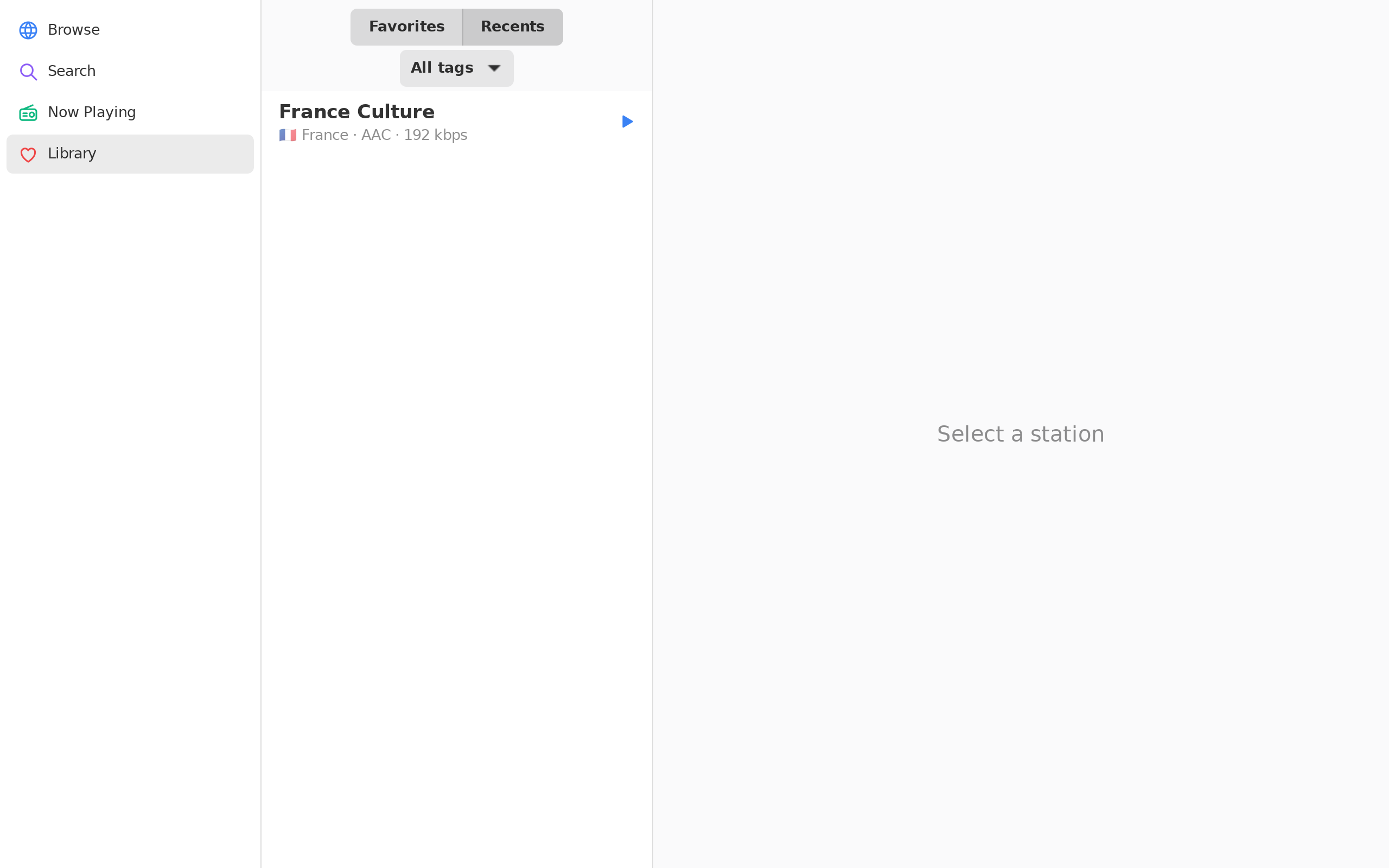 Recents, Linux GTK 4
