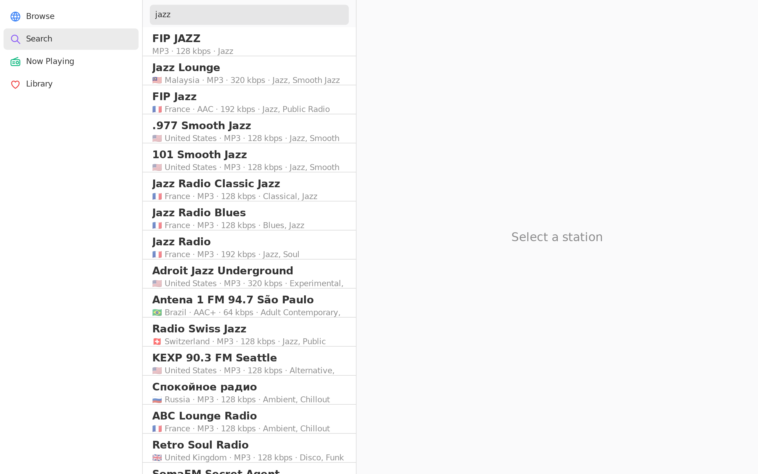 Search, Linux GTK 4