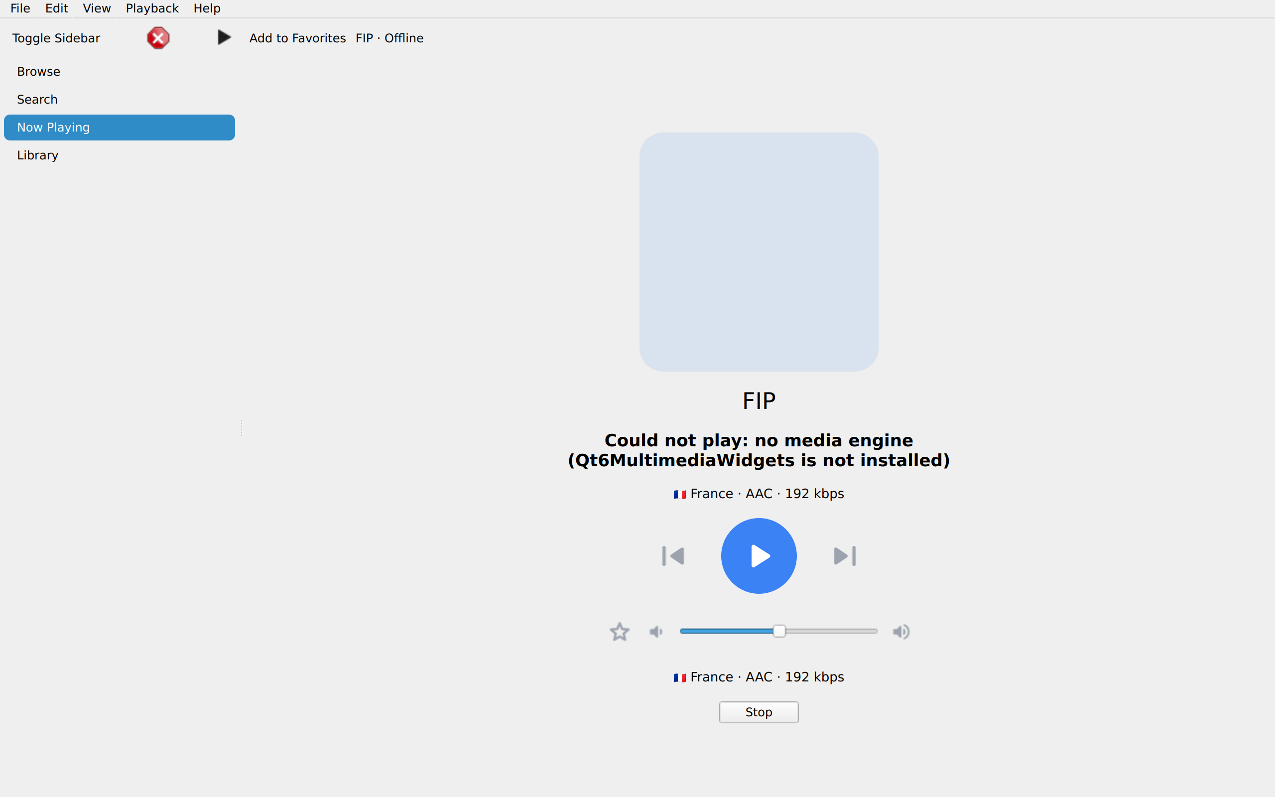 Now Playing Next, Linux Qt 6