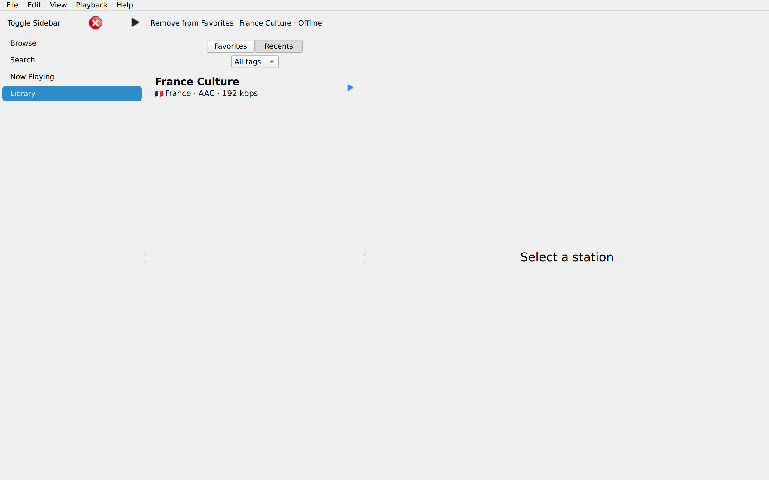 Recents, Linux Qt 6
