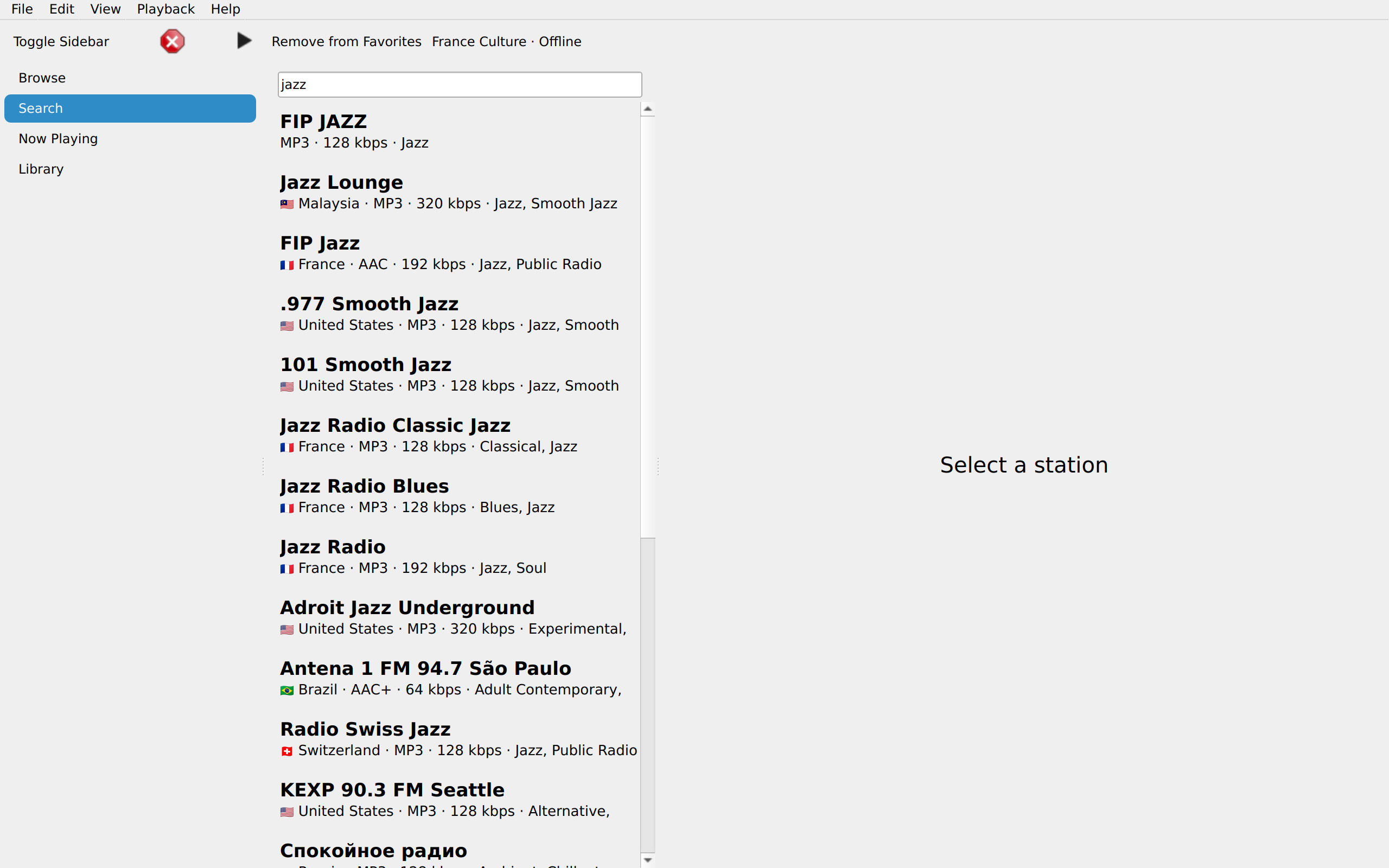 Search, Linux Qt 6