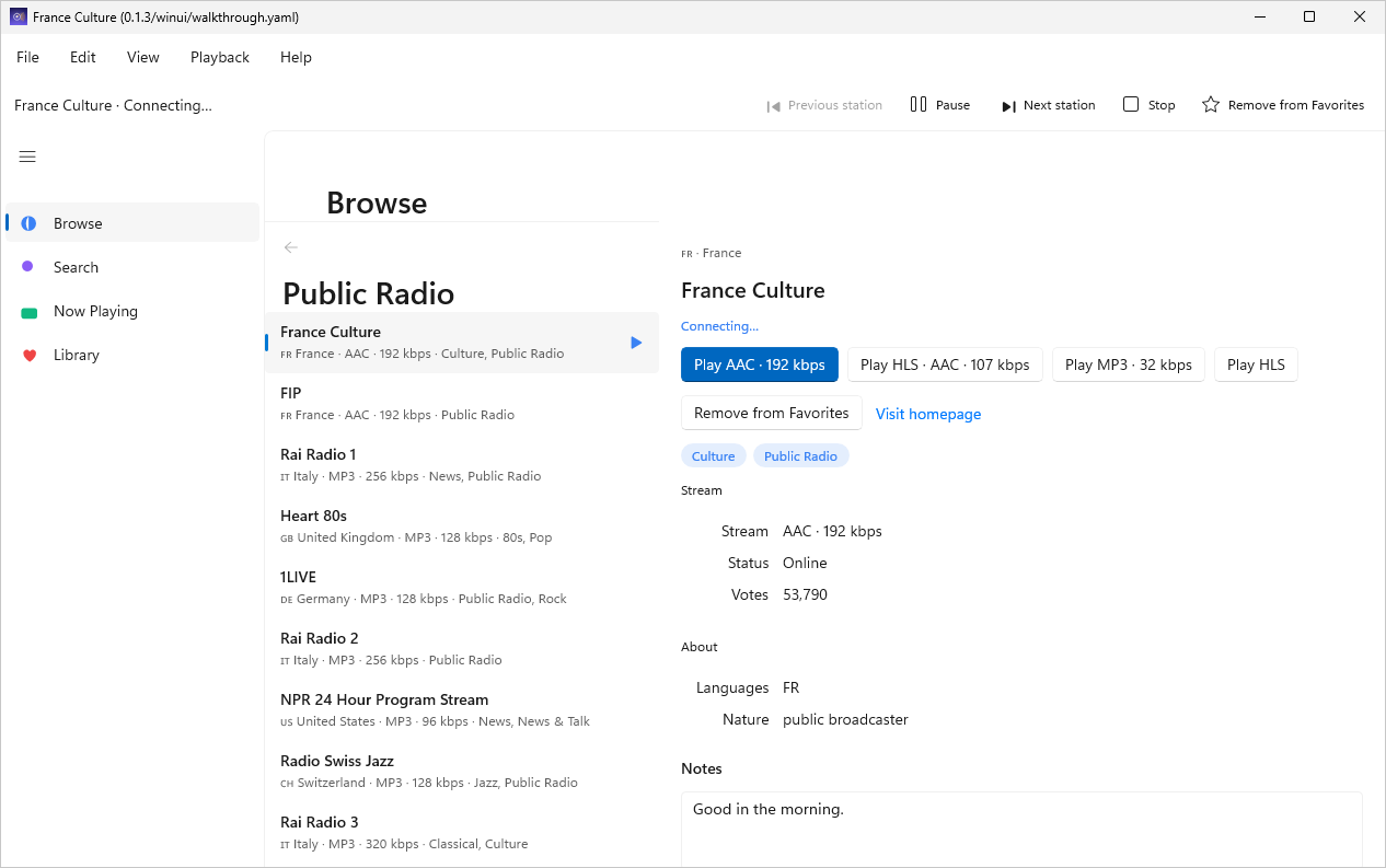 Genre, Windows WinUI 3